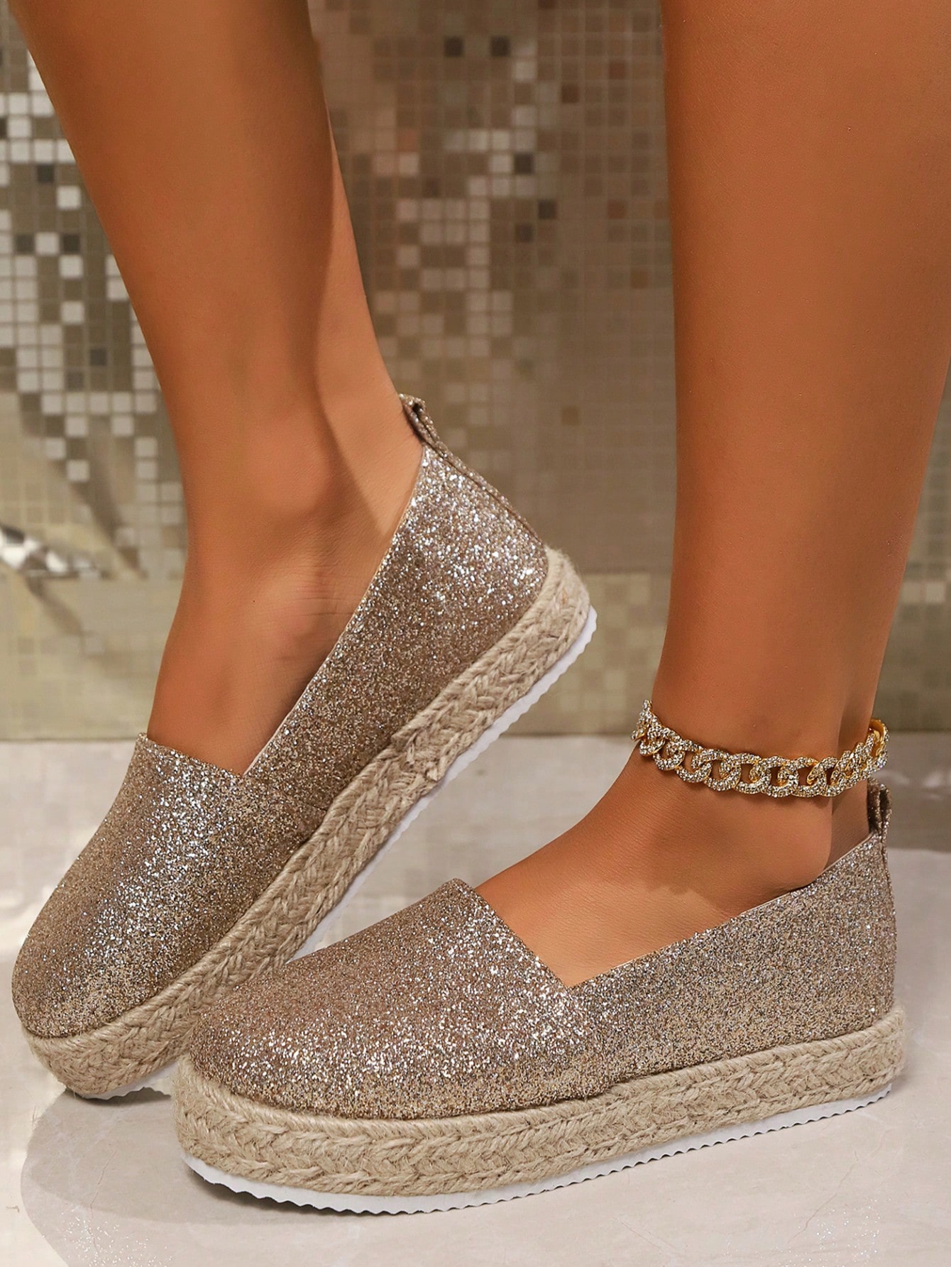 In Gold Women Wedges & Flatform