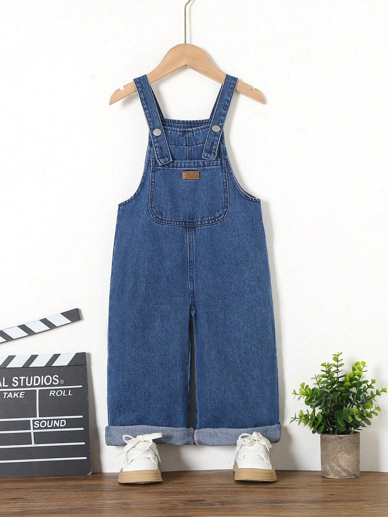 Young Girls Denim Overalls & Jumpsuits