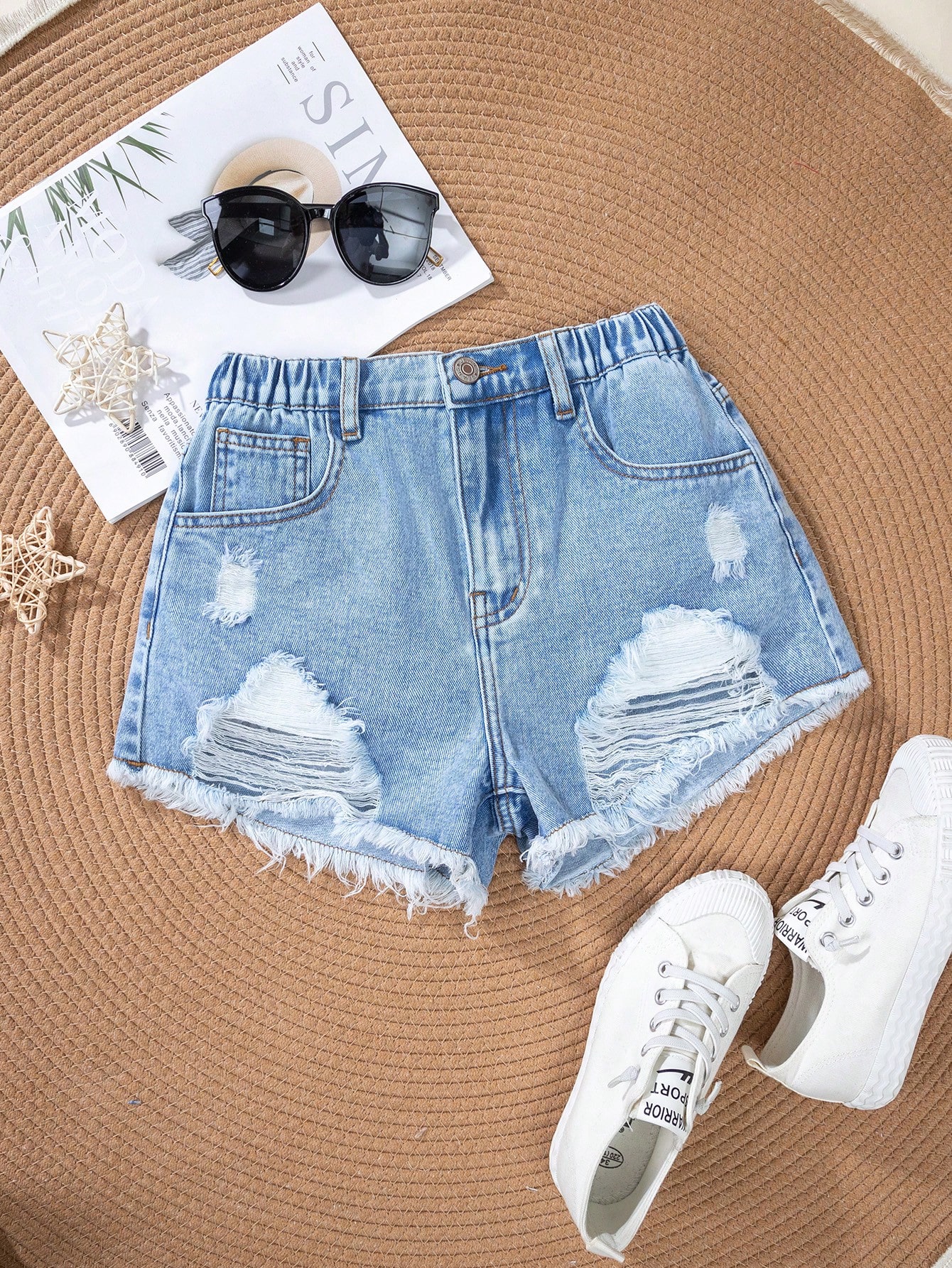 Tween Girls Denim Shorts