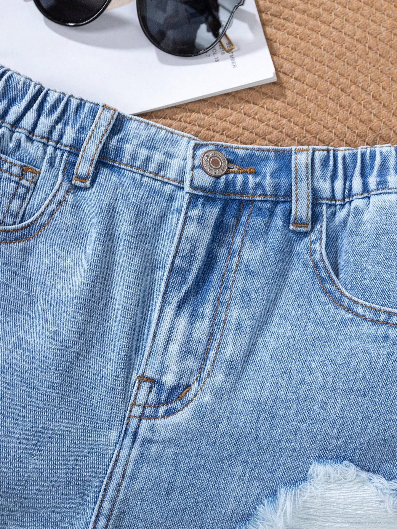 Tween Girls Denim Shorts