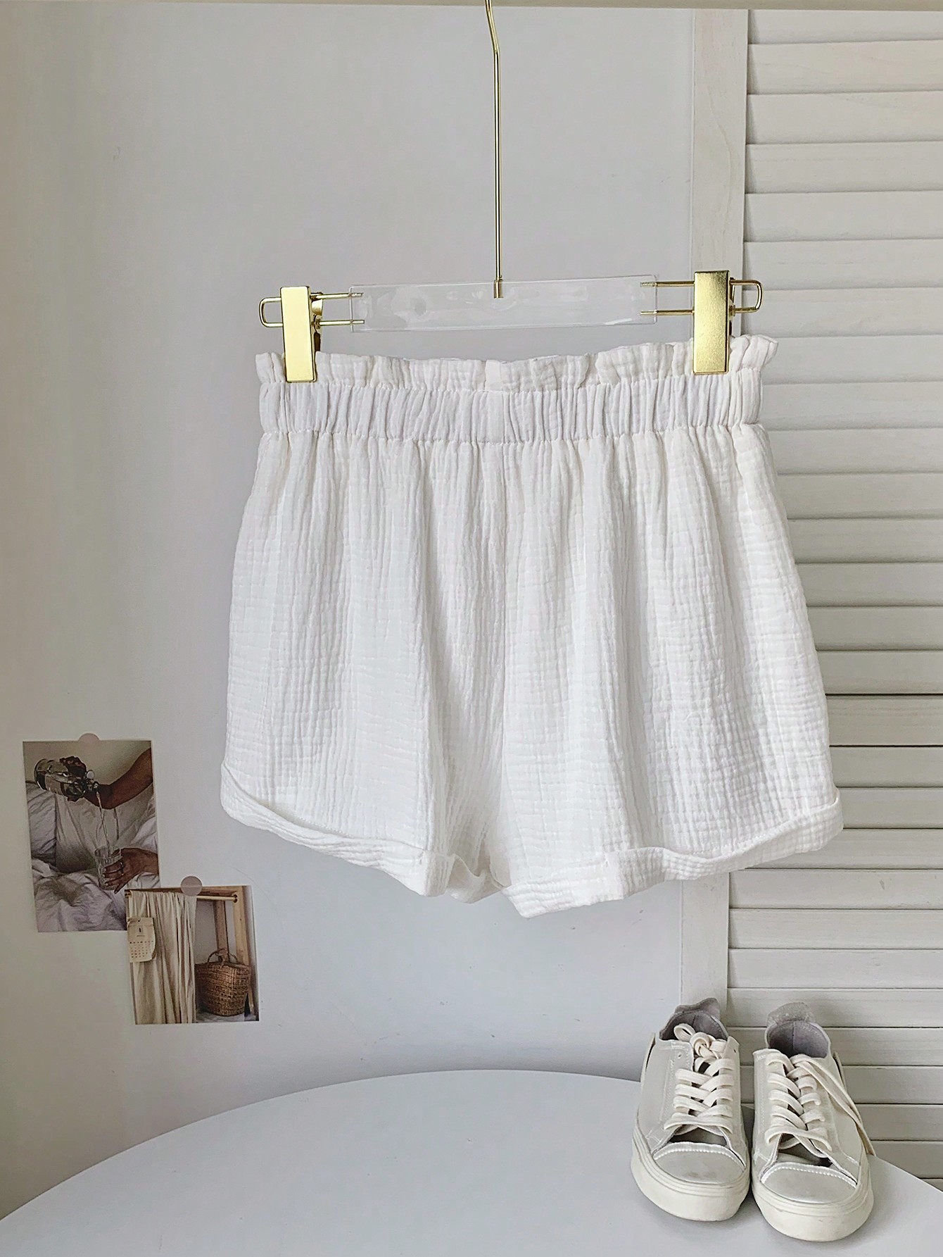 White Shorts