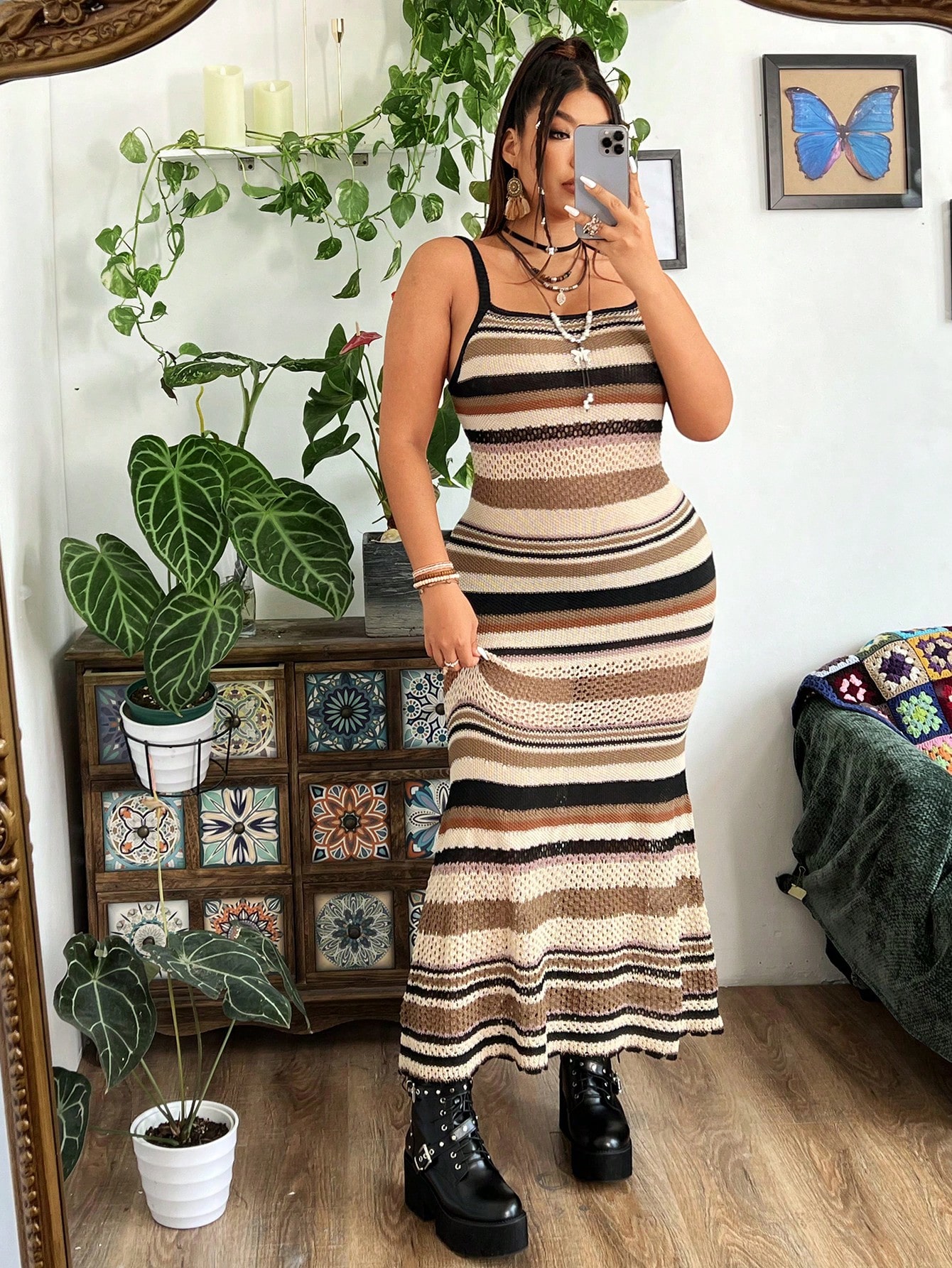 In Casual Plus Size Sweater Dresses