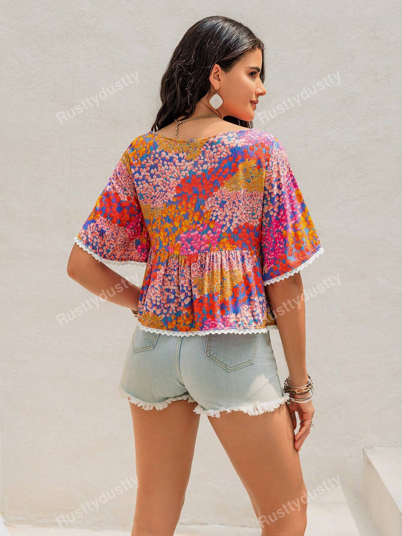 In Boho Women Blouses