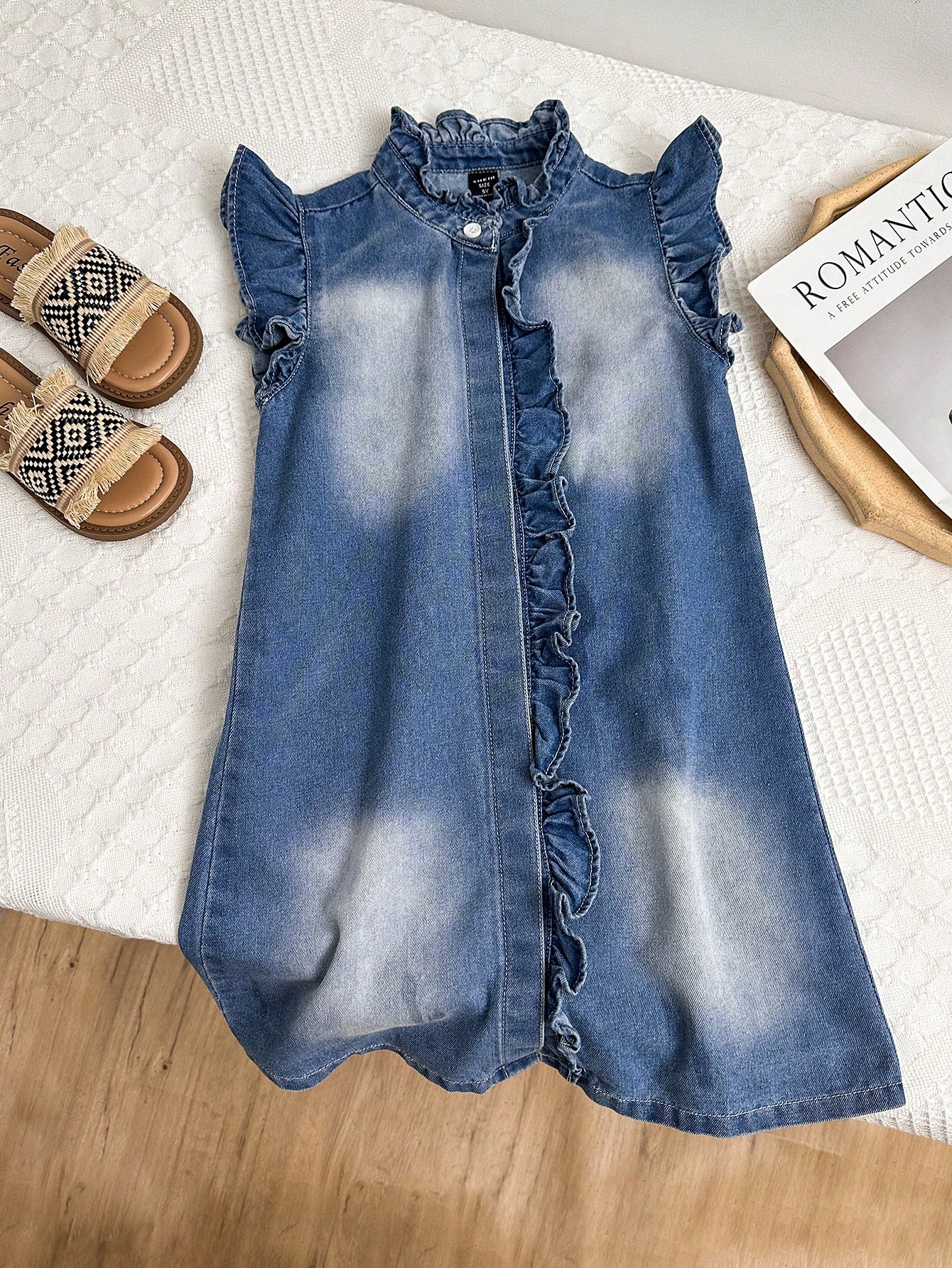 Young Girls Denim Dresses