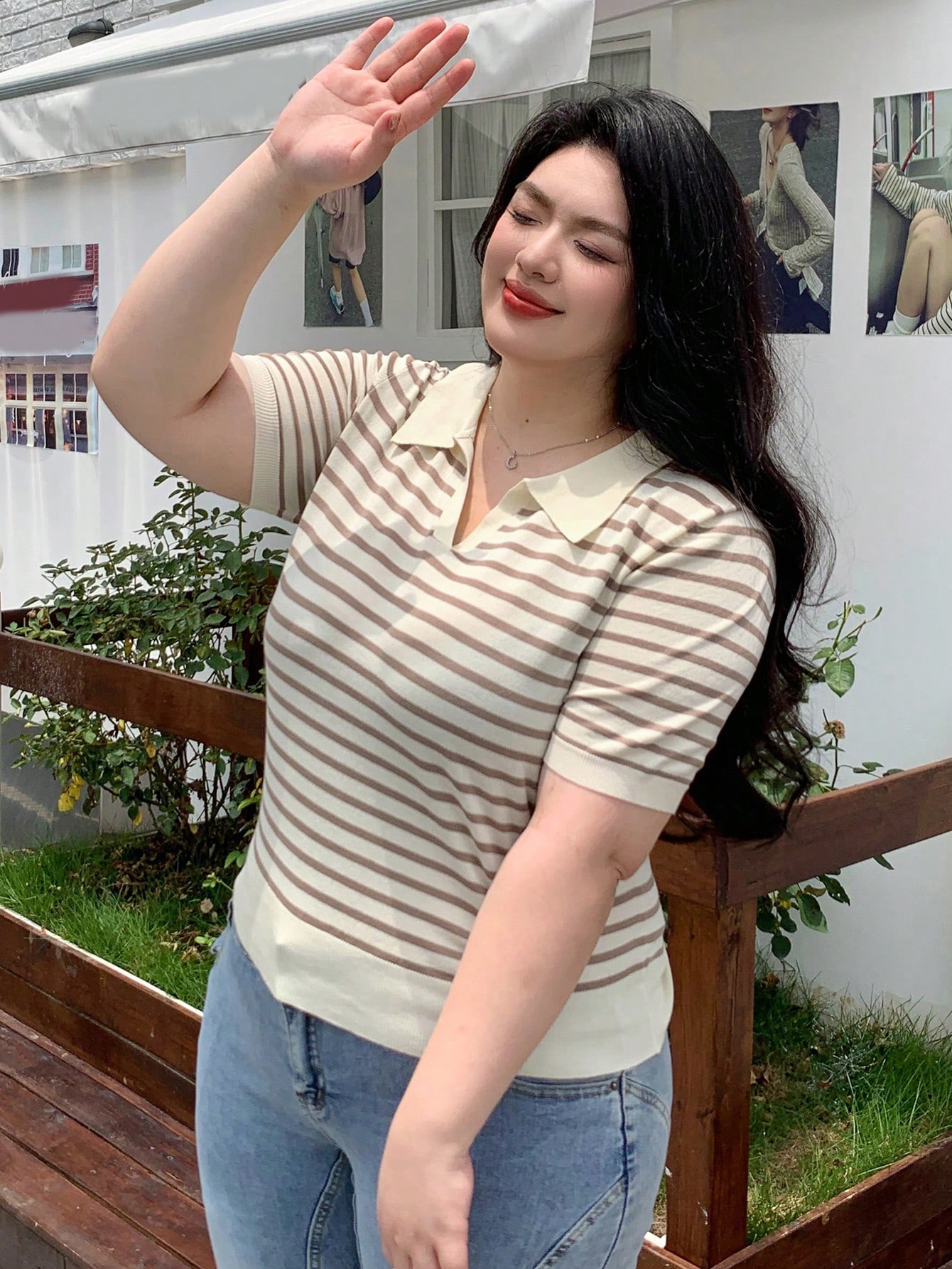 In Casual Plus Size Knit Tops