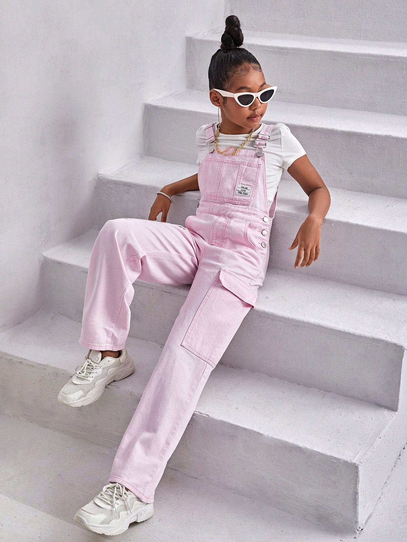 Tween Girls Denim Overalls & Jumpsuits