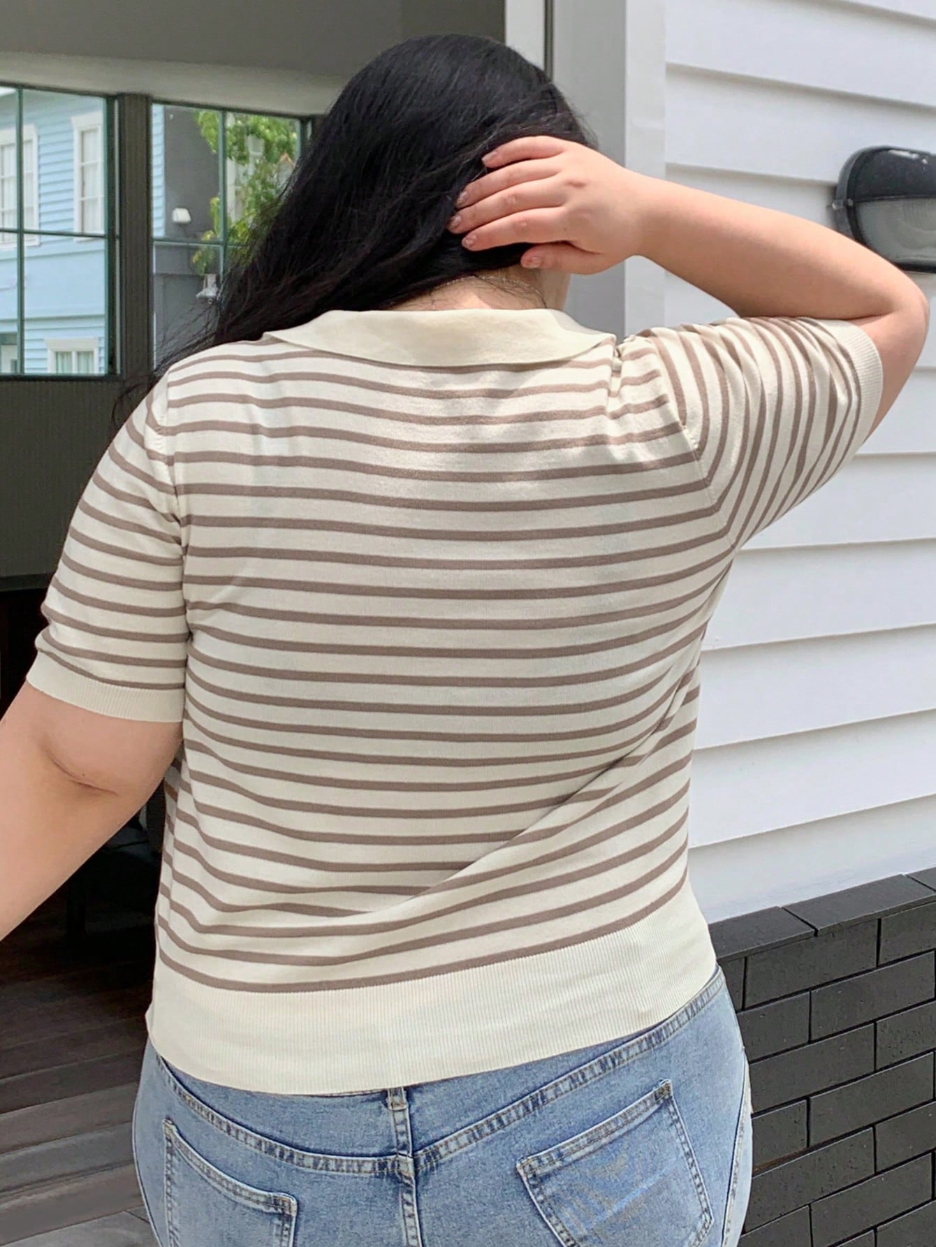 In Casual Plus Size Knit Tops