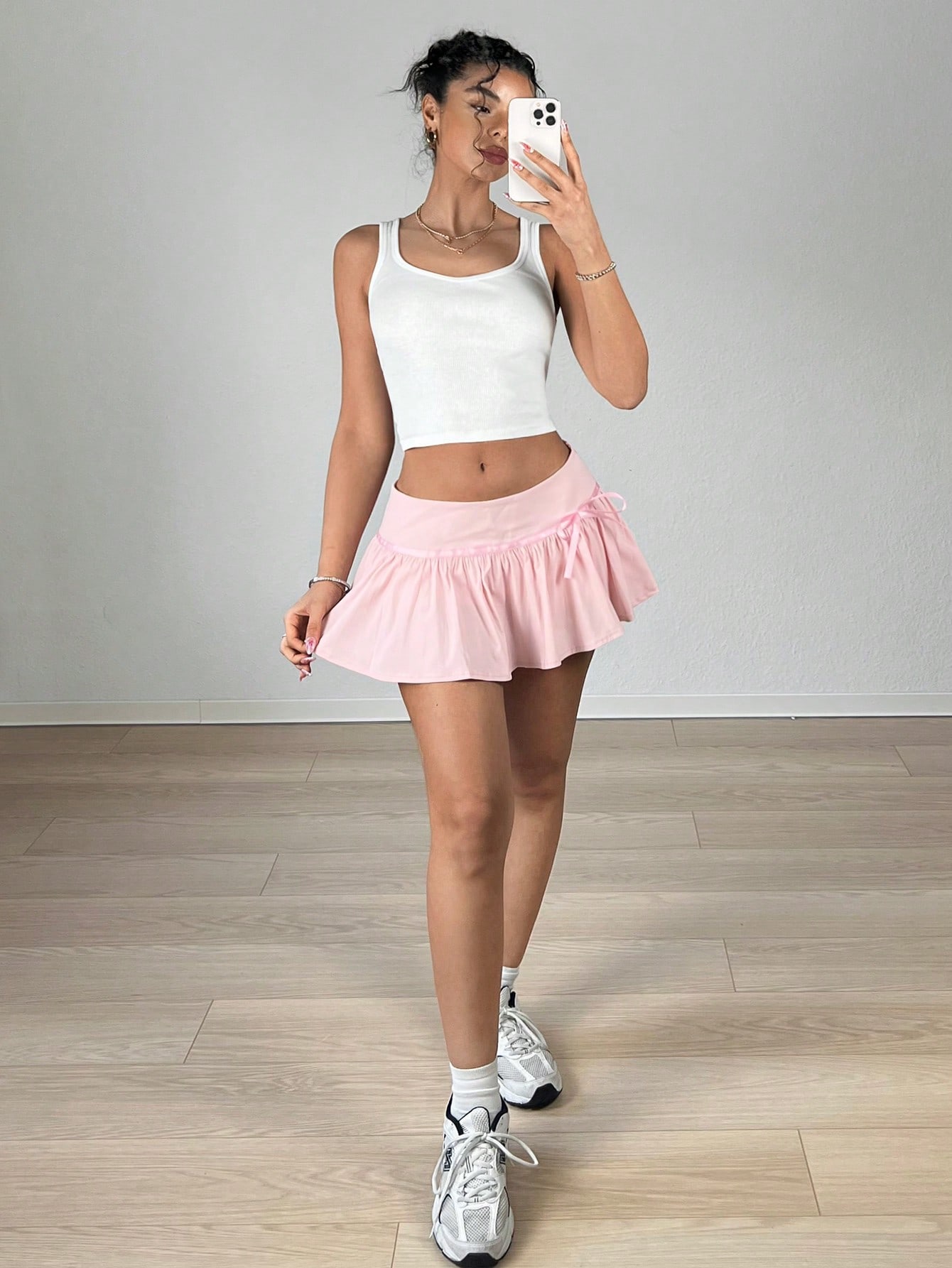 In Pink Women Skirts