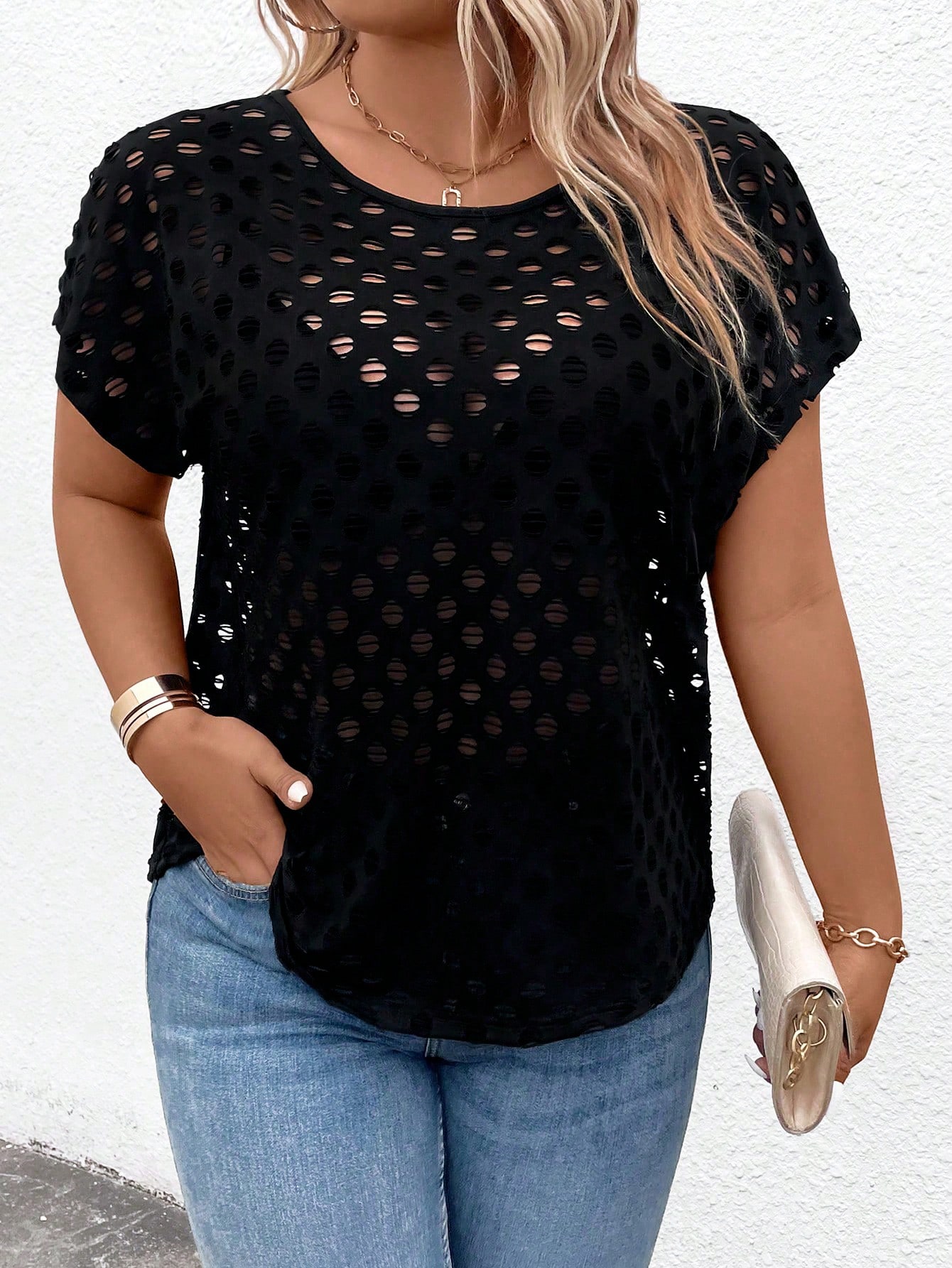 In Casual Plus Size Women Tops