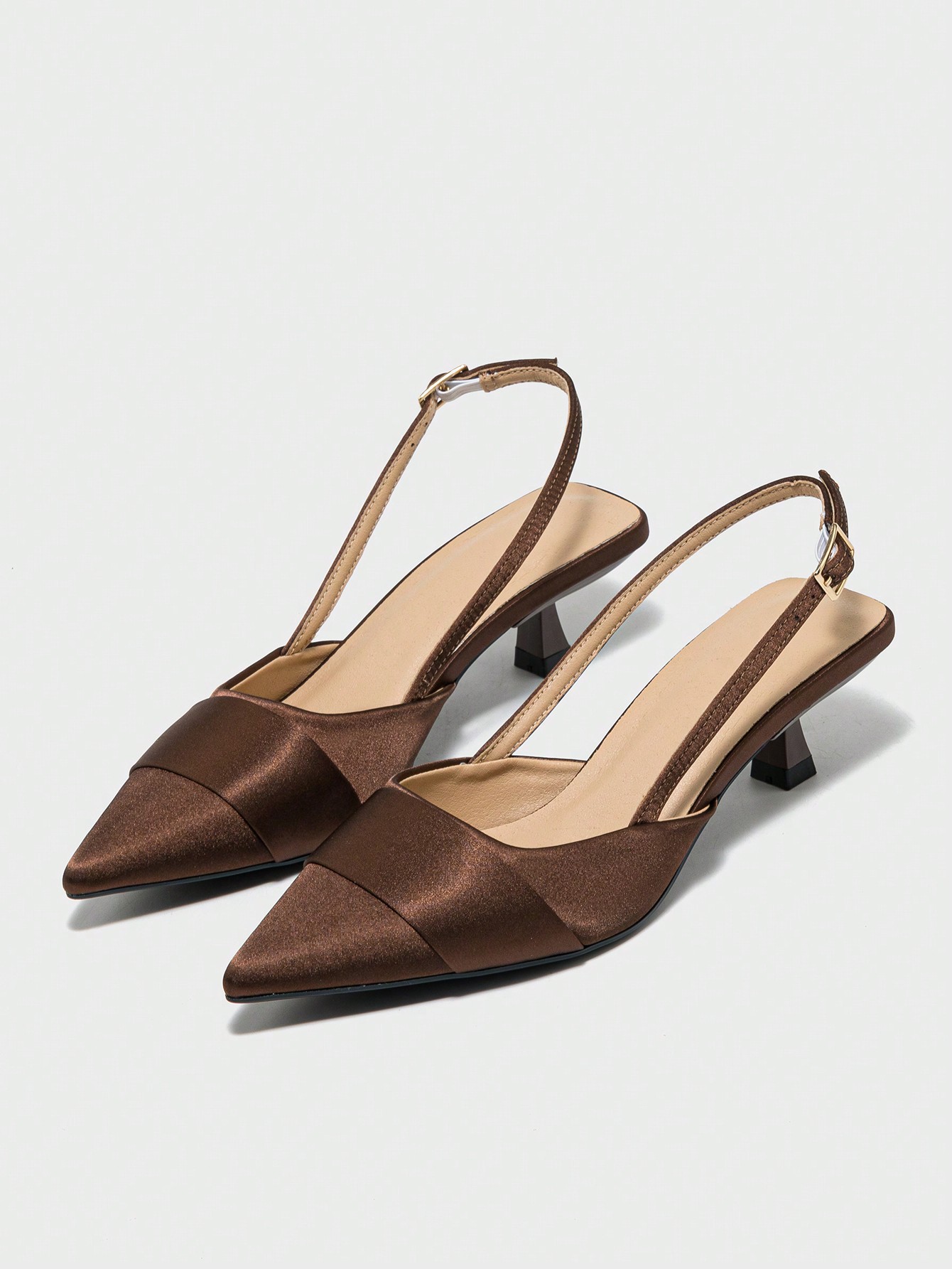 In Coffee Brown Women Pumps