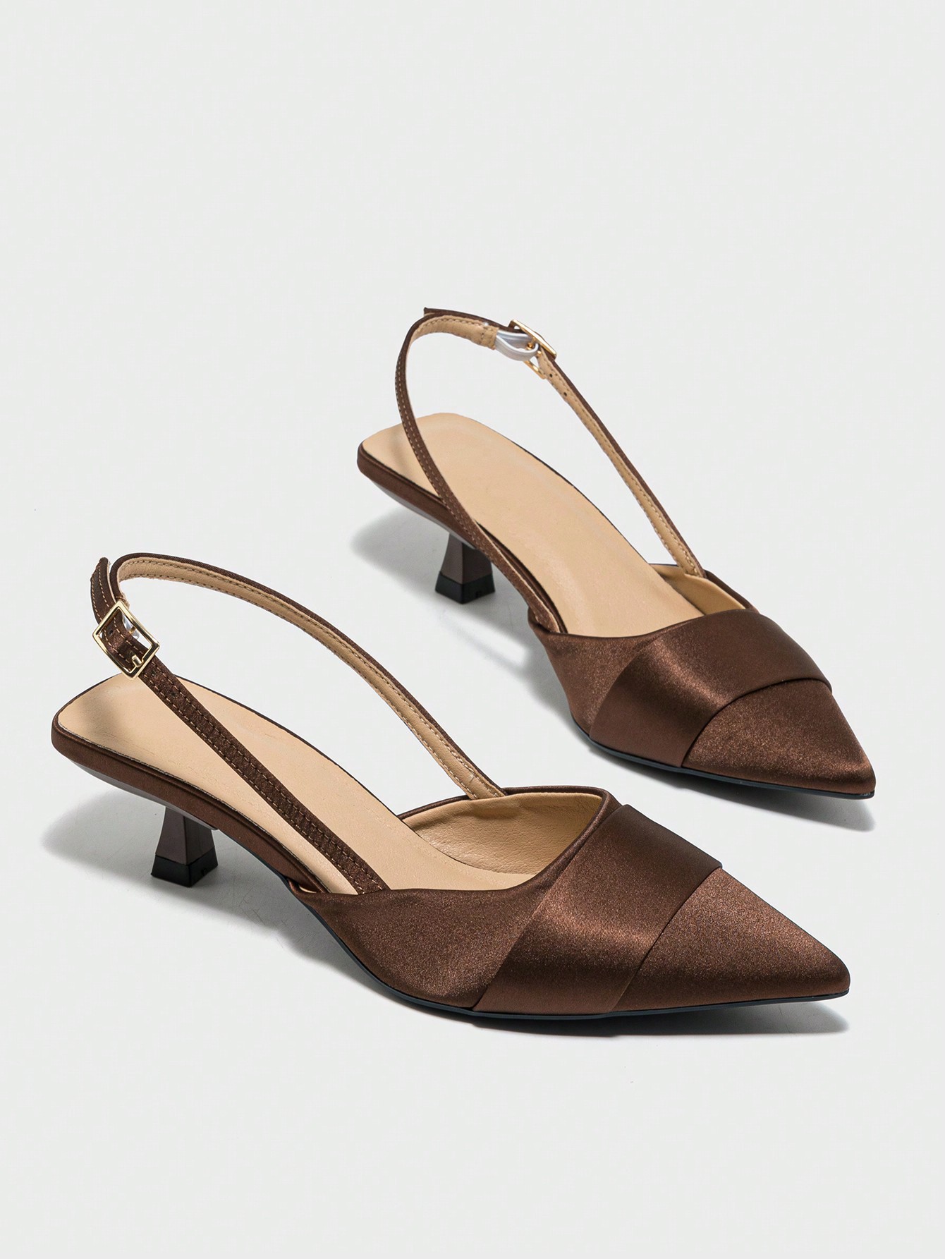 In Coffee Brown Women Pumps