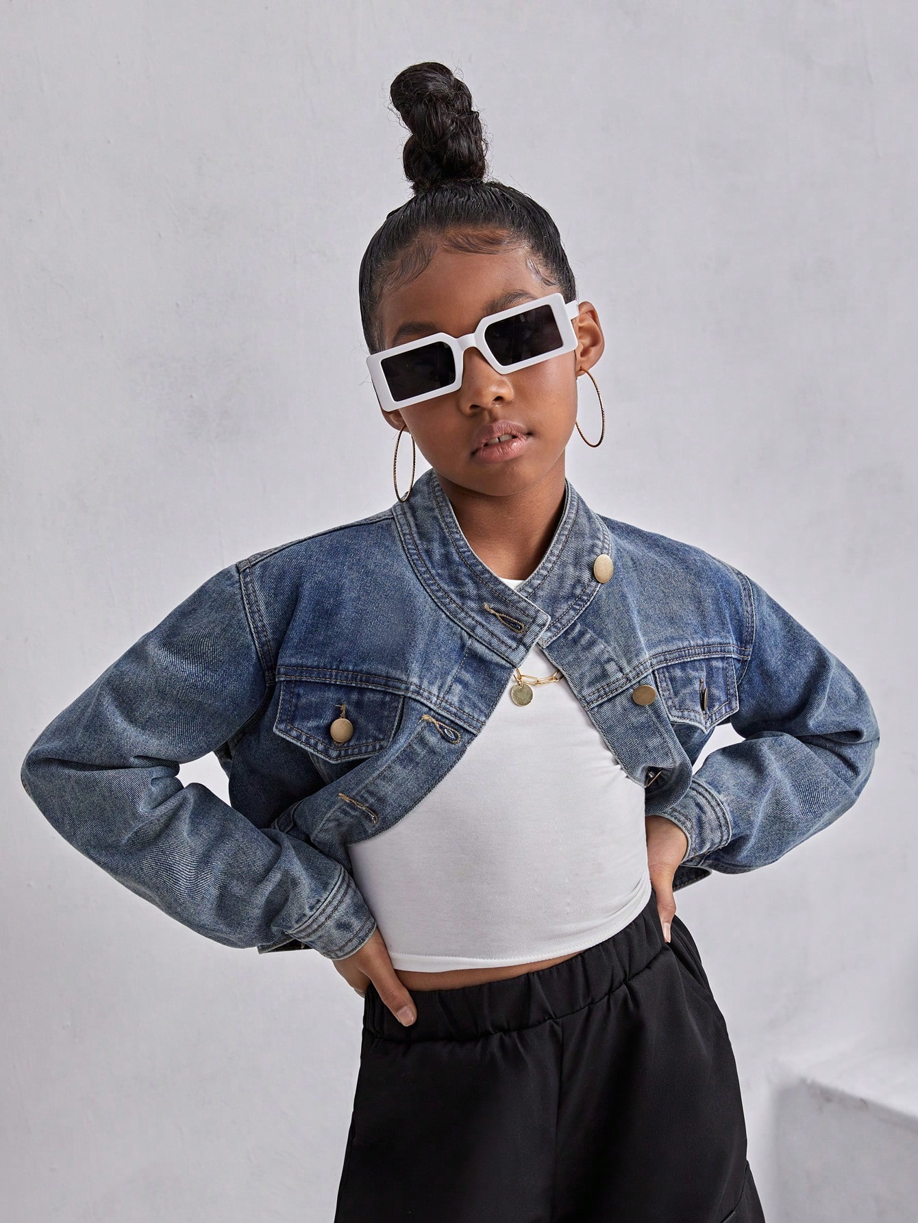 Tween Girls Denim Jackets & Coats