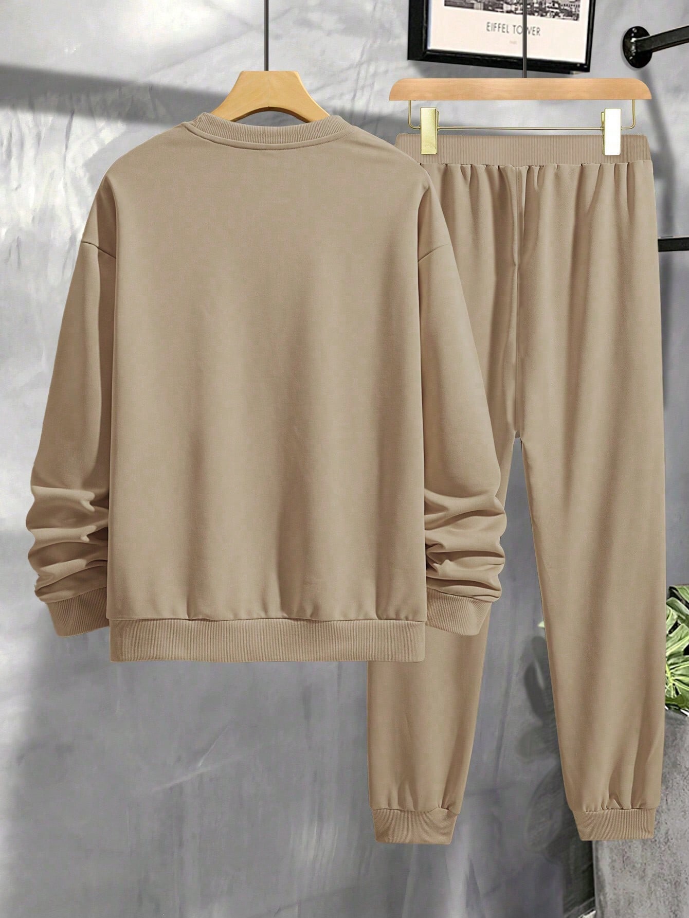 Men Plus Size Hoodie & Sweatshirt Co-ords