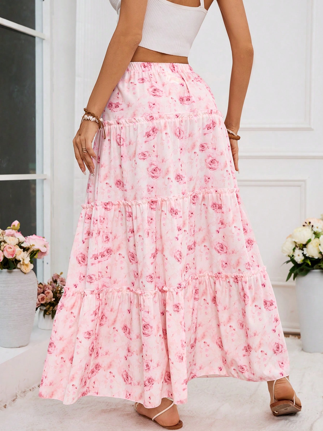 In Pink Women Skirts