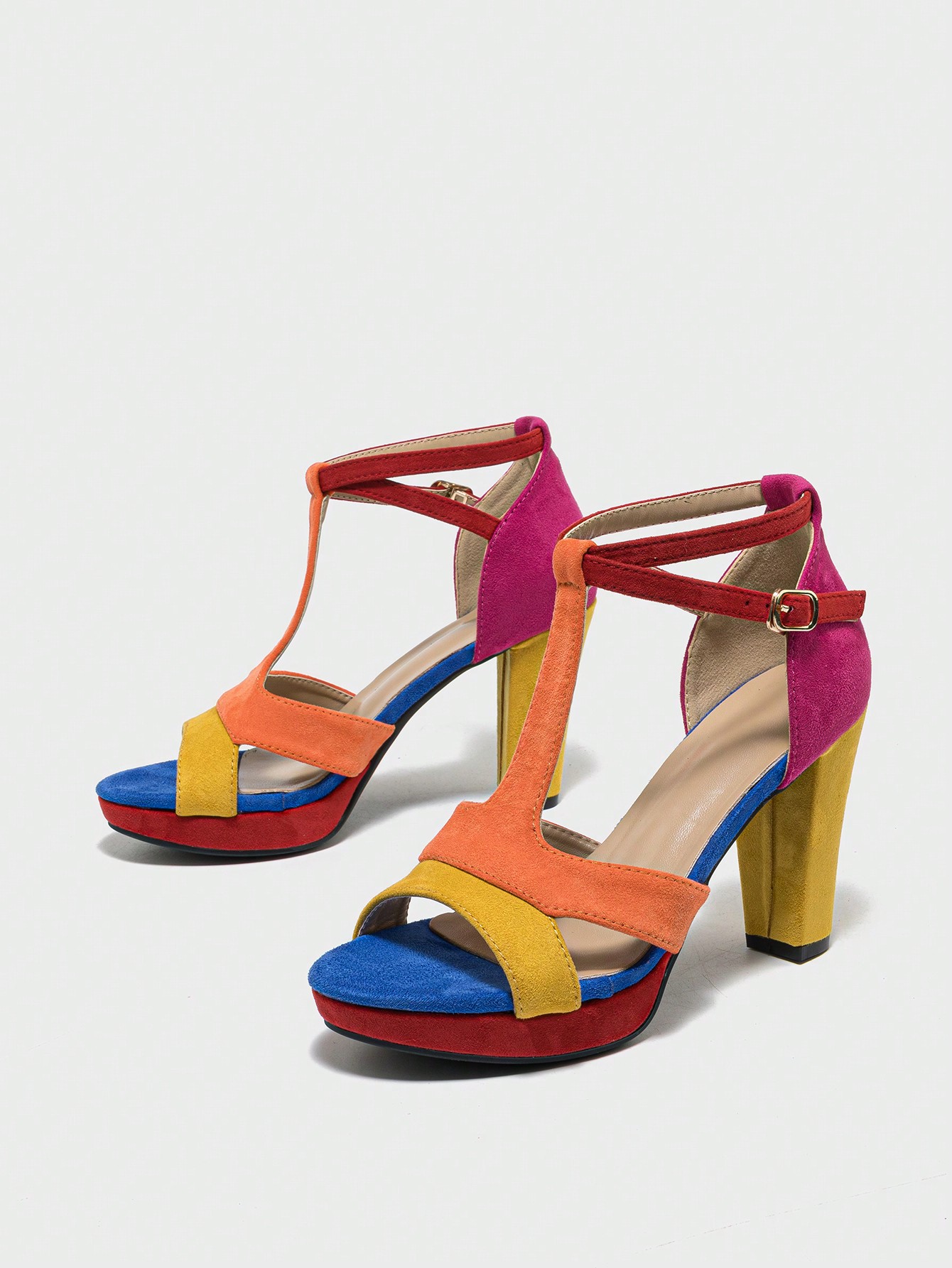 In Multicolor Women Heeled Sandals