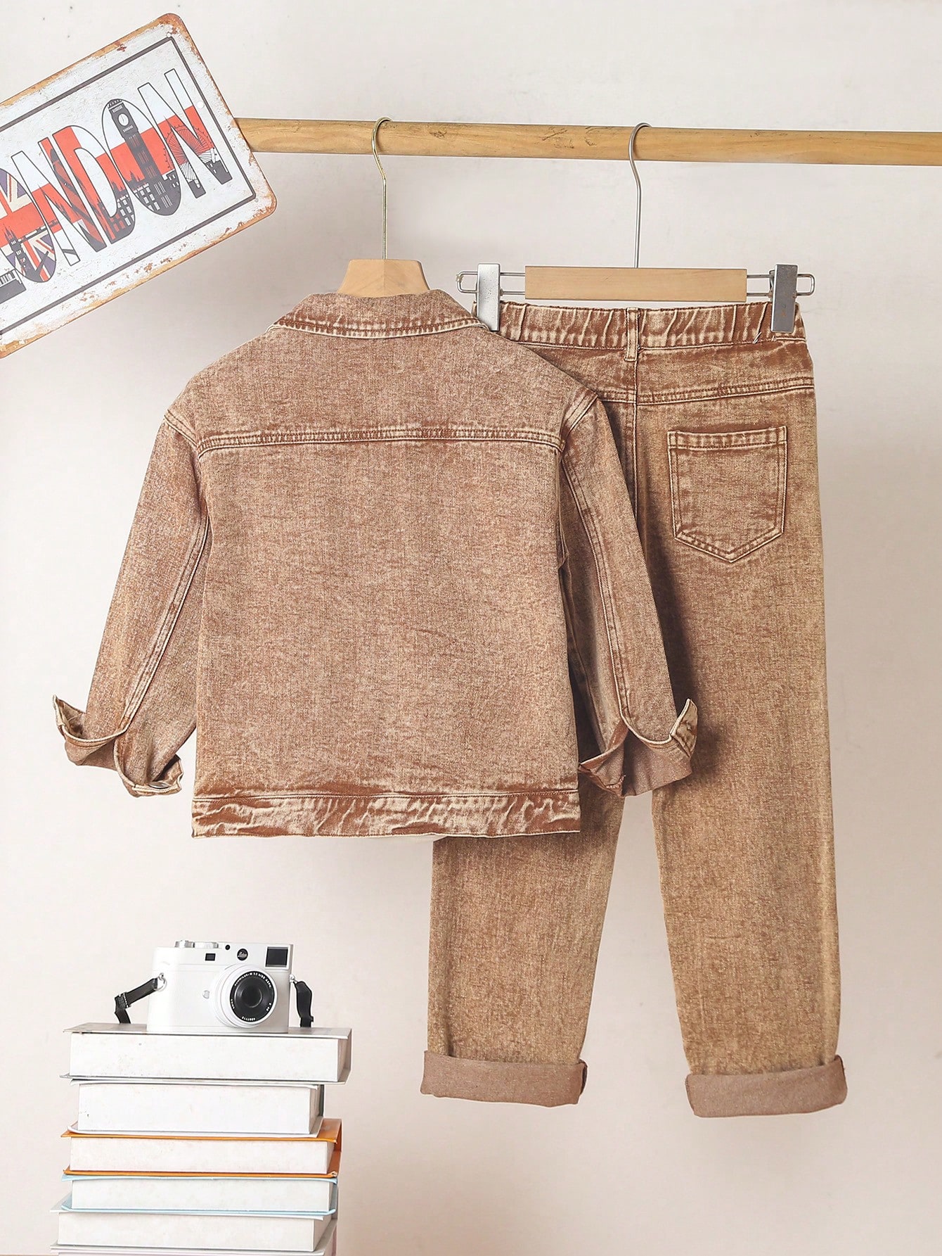 Tween Boys Denim Two-piece Outfits