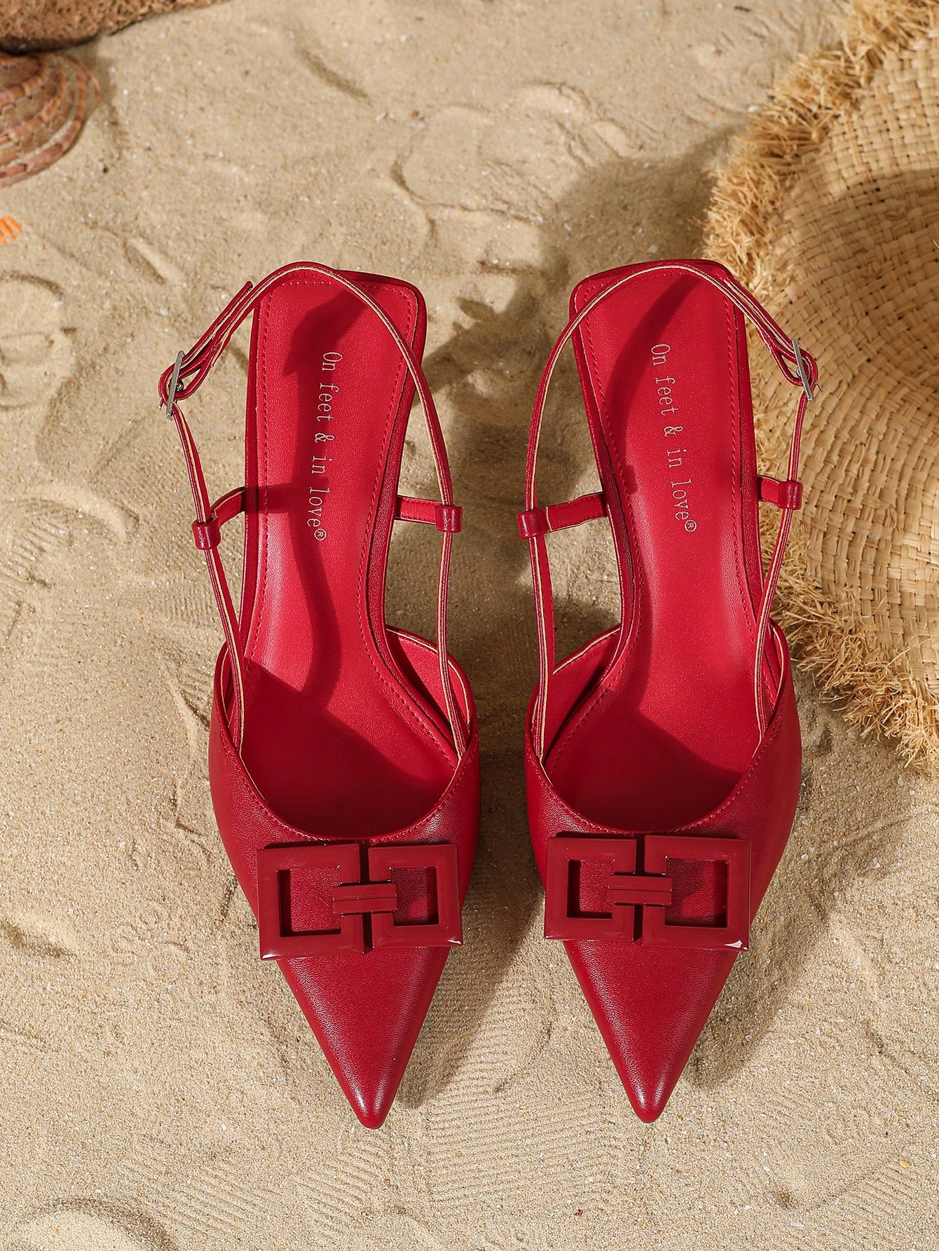 In Red Women Pumps