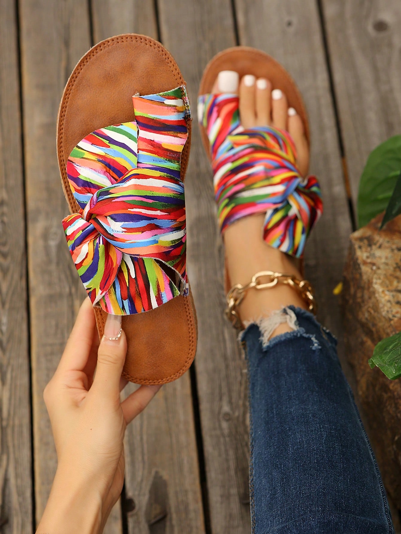 In Multicolor Women Sandals