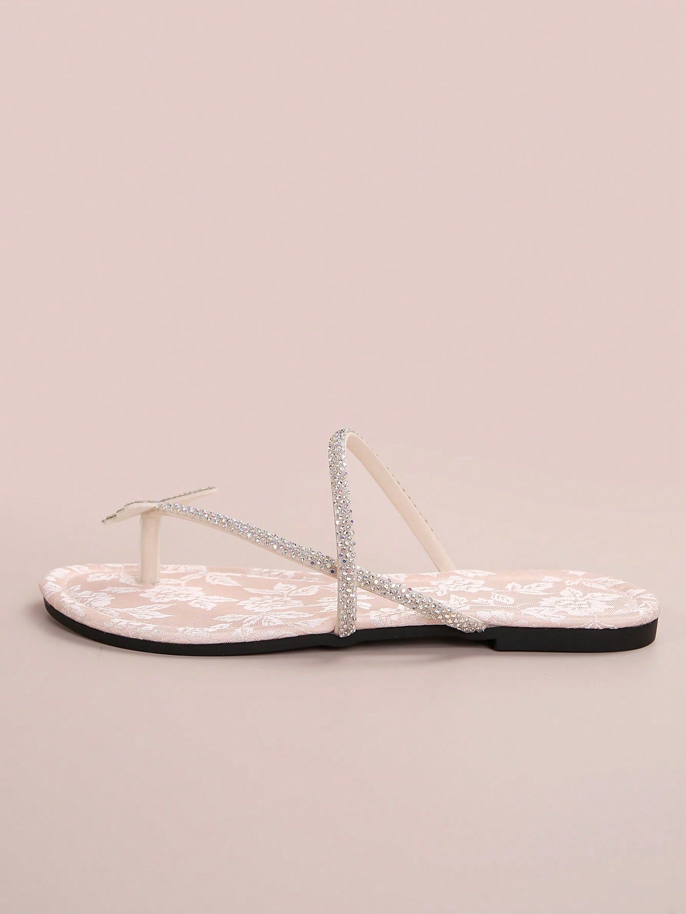 In Baby Pink Women Flat Sandals