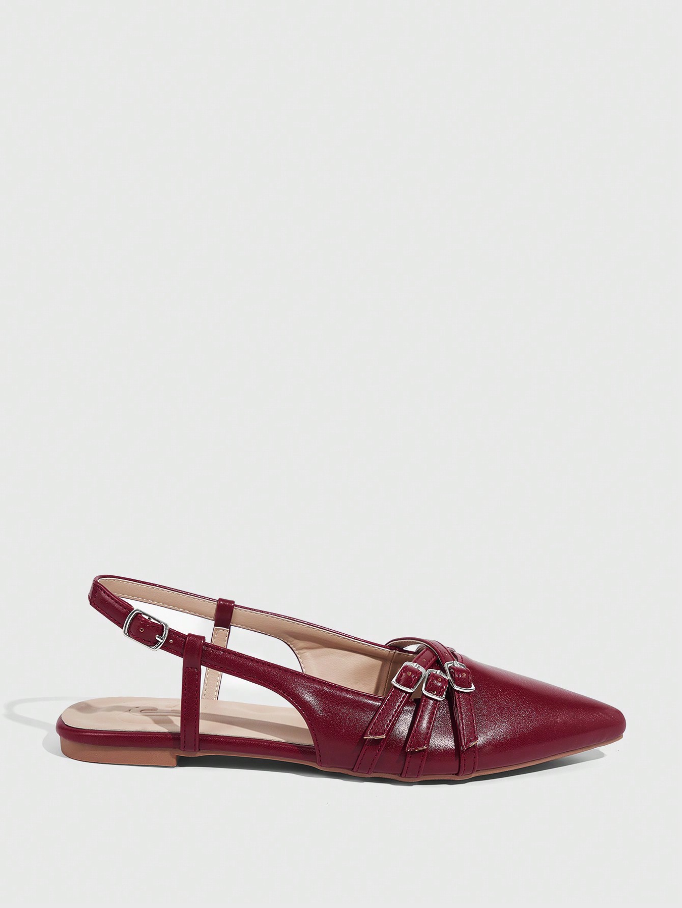 In Burgundy Women Shoes