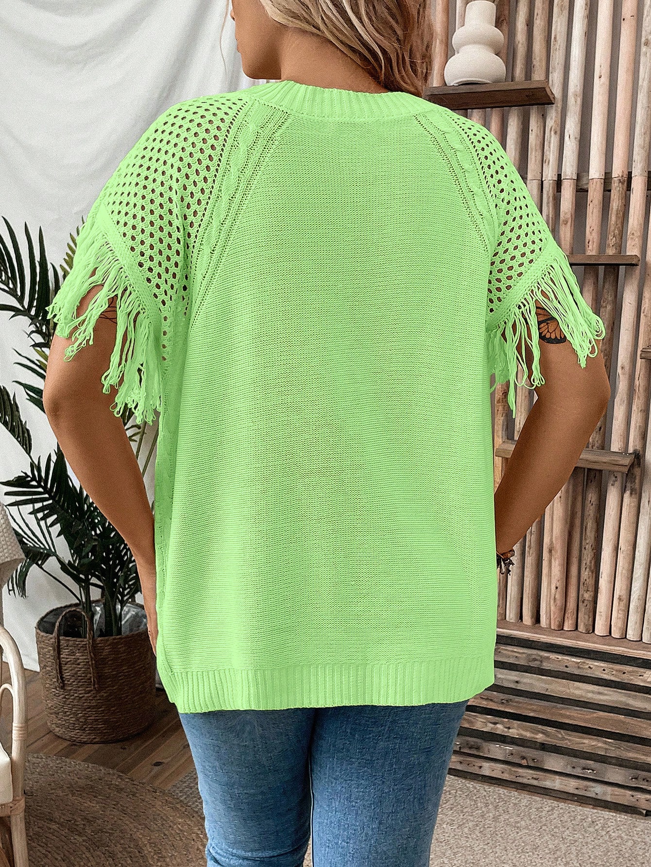 In Casual Plus Size Knit Tops