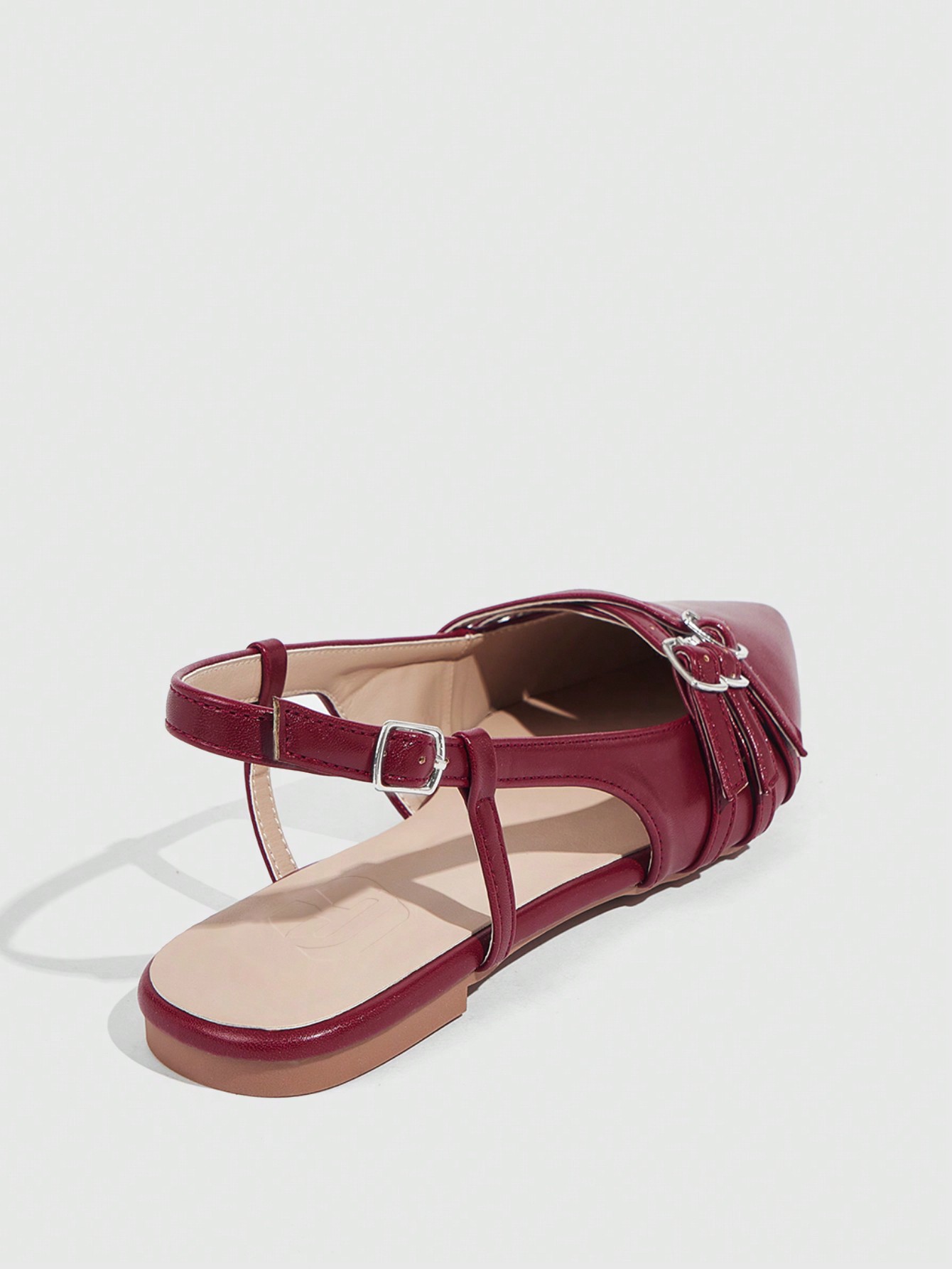 In Burgundy Women Shoes