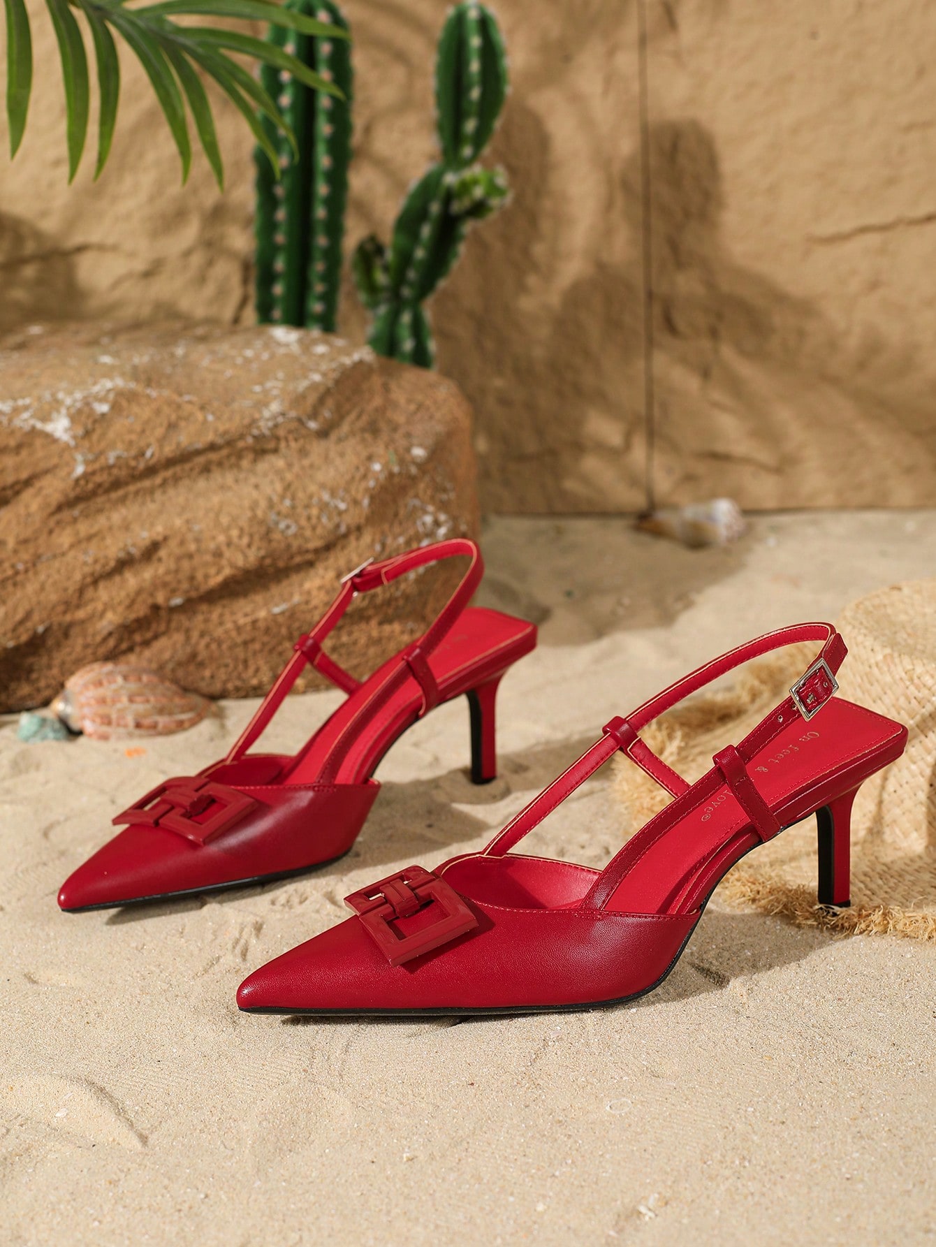 In Red Women Pumps