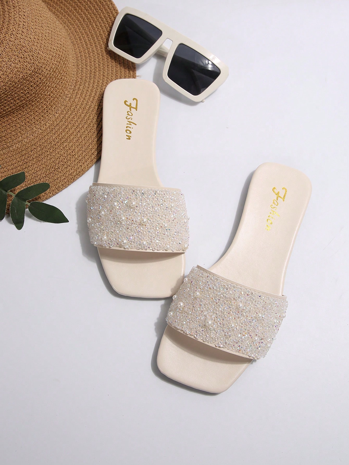 In White Women Flat Sandals