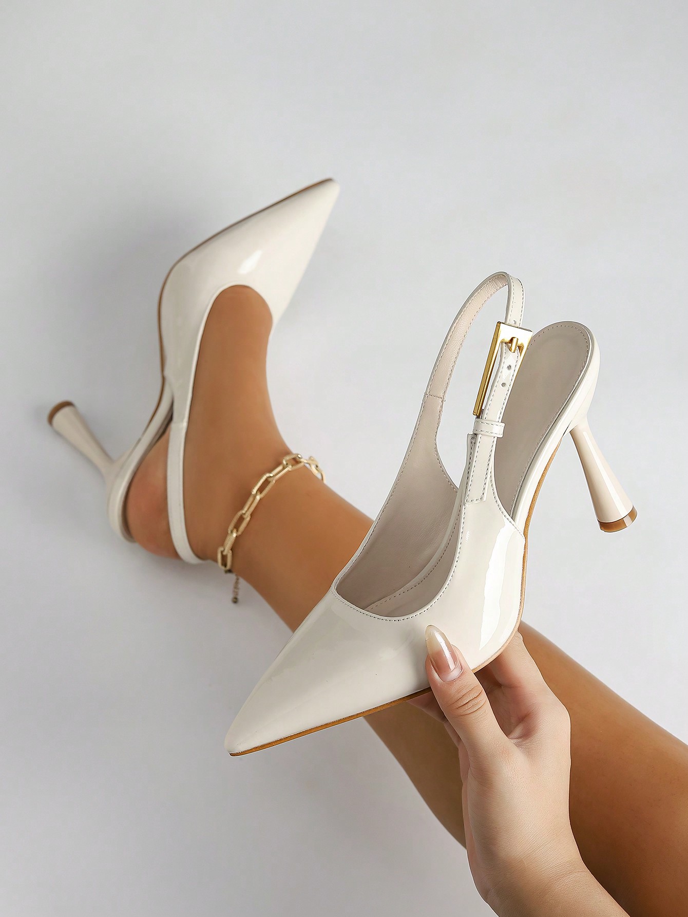 In White Women Pumps