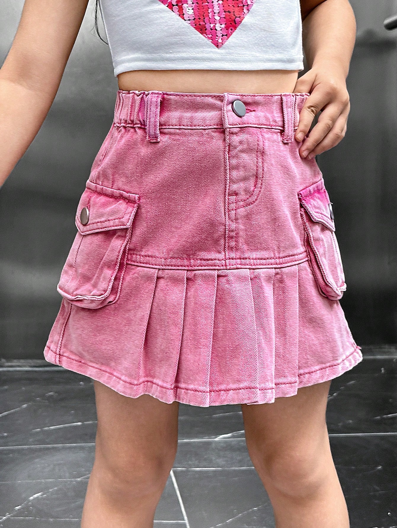 Young Girls Denim Skirts