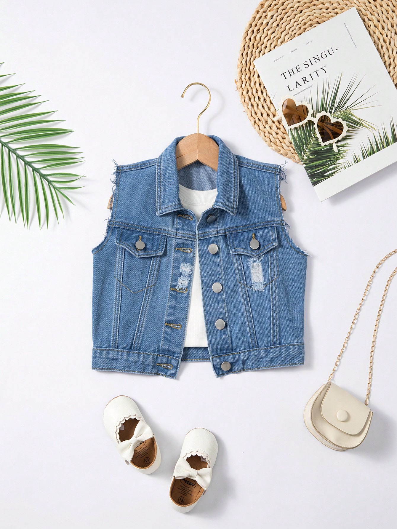 Young Girls Denim Jackets & Coats