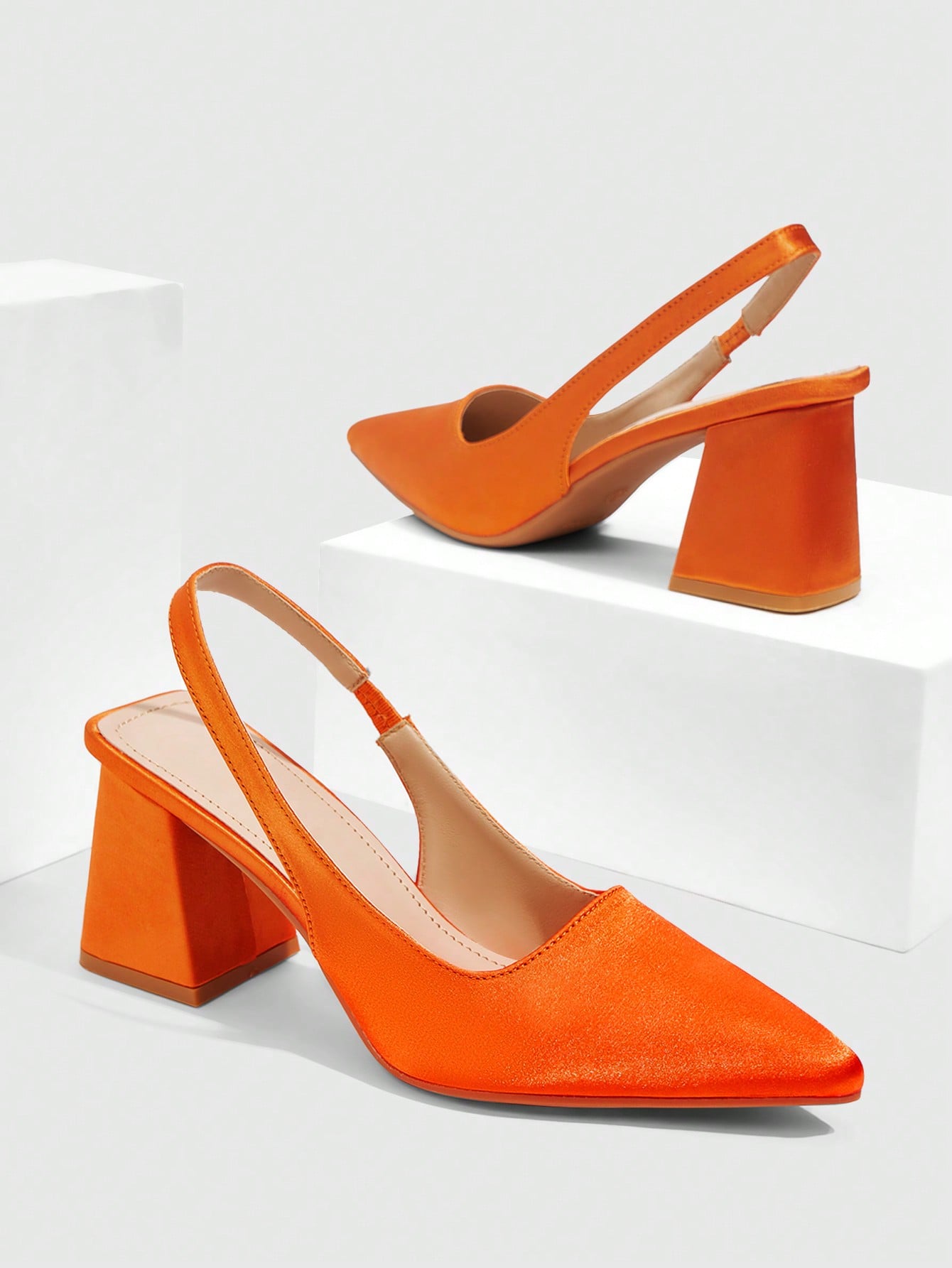 In Orange Women Pumps