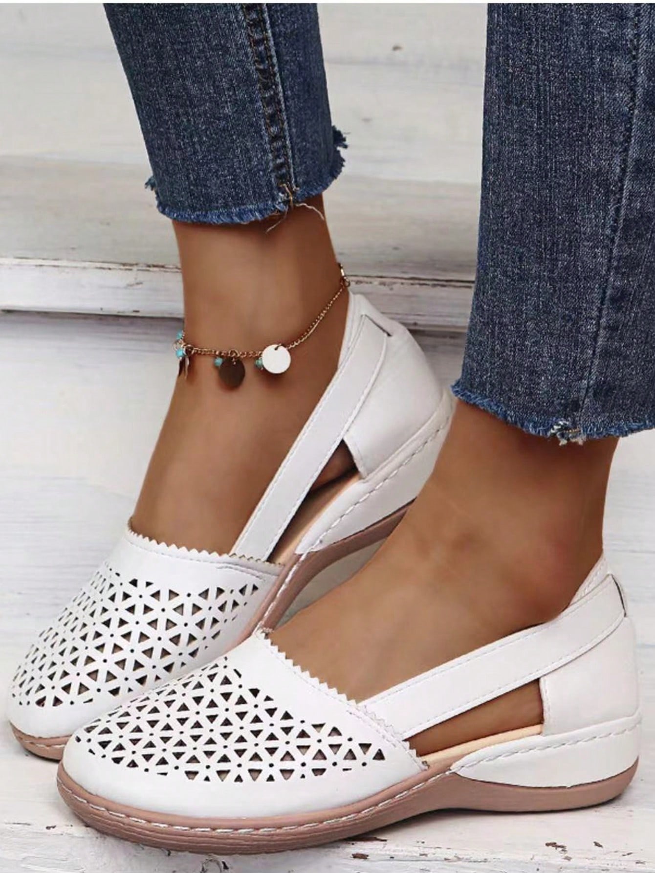 In White Women Wedges & Flatform