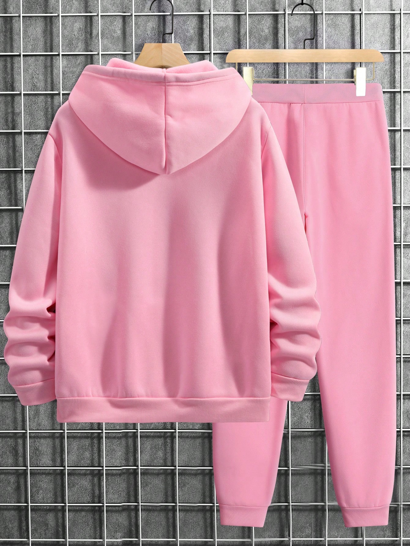 Men Plus Size Hoodie & Sweatshirt Co-ords