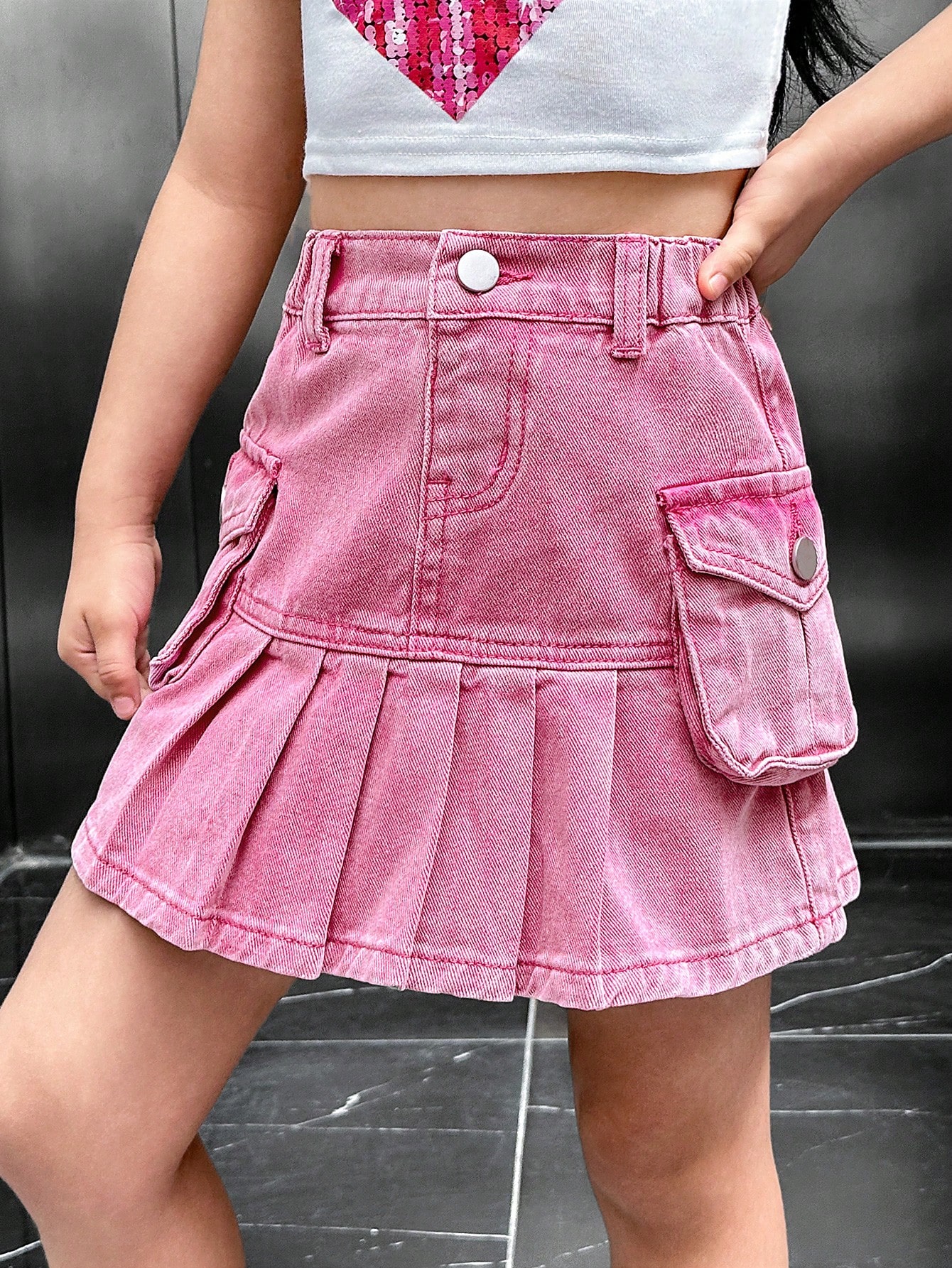 Young Girls Denim Skirts