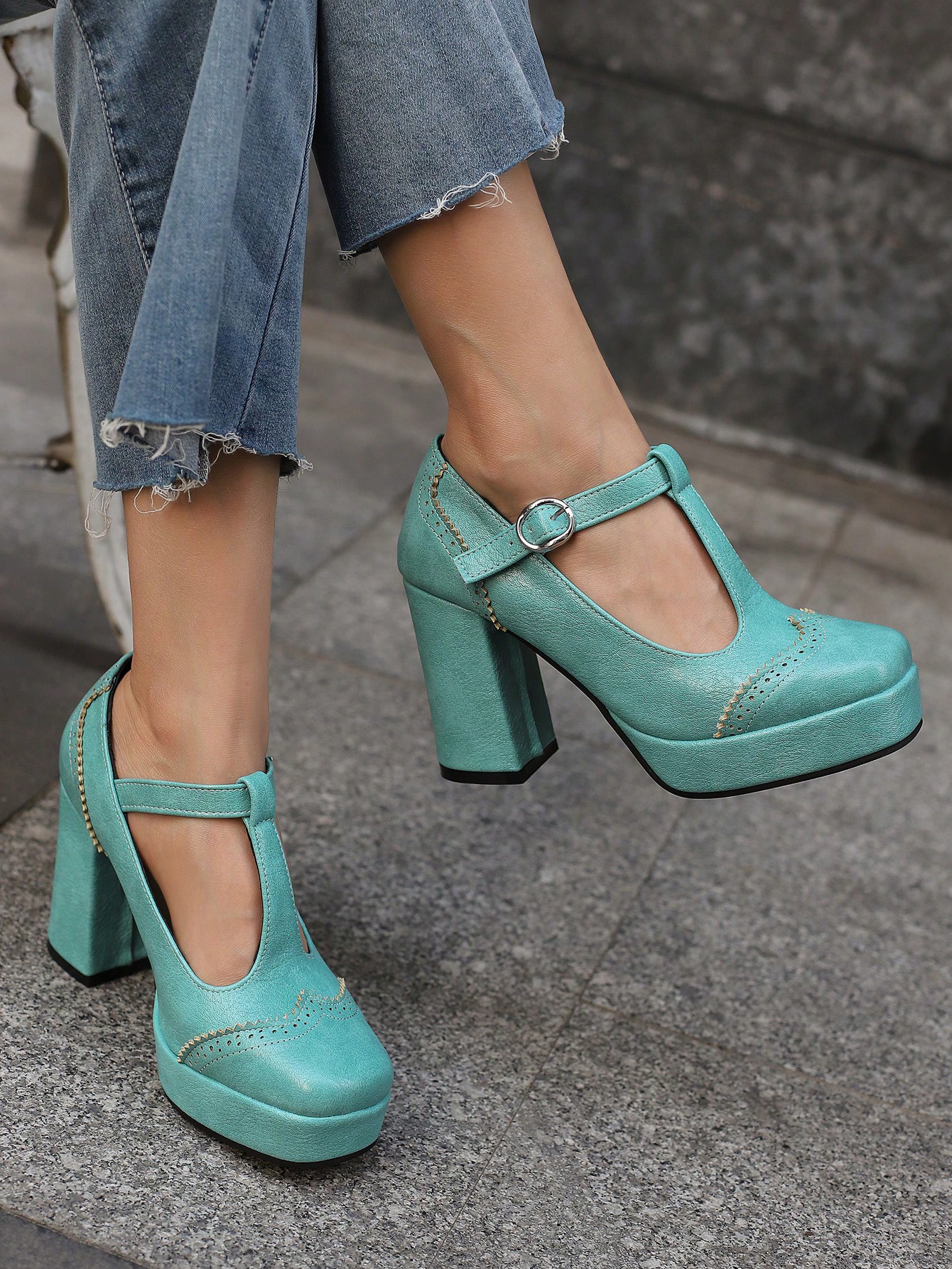 In Blue Women Pumps