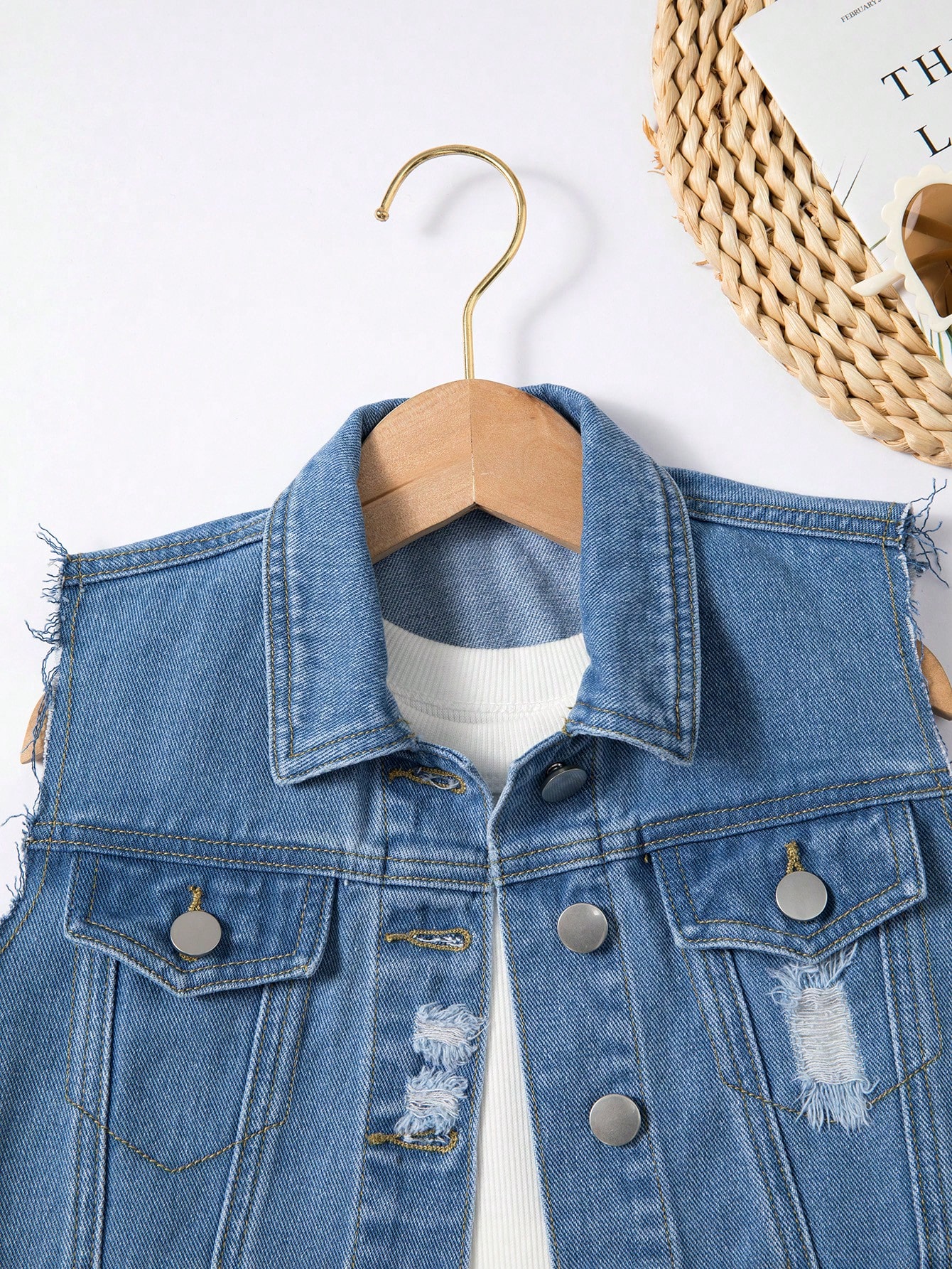 Young Girls Denim Jackets & Coats