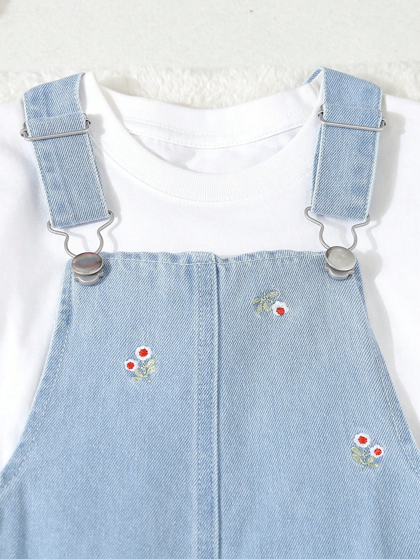 Young Girls Denim Overalls & Jumpsuits