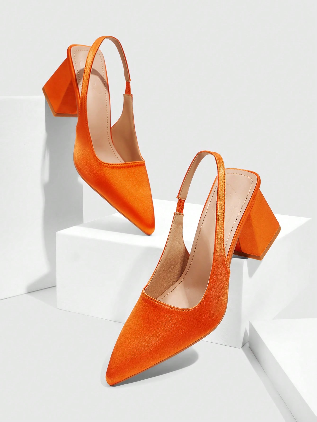 In Orange Women Pumps