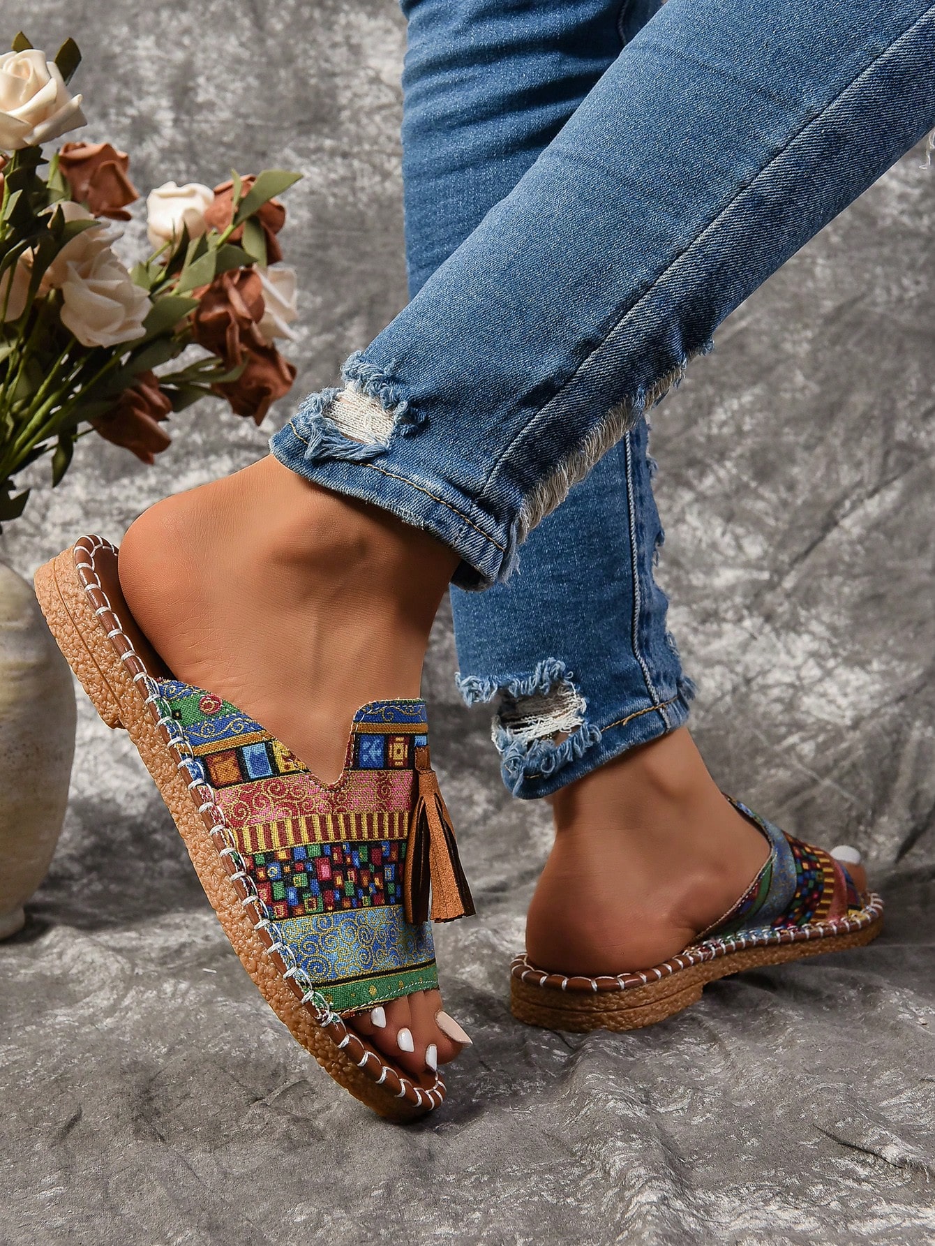 In Multicolor Women Sandals