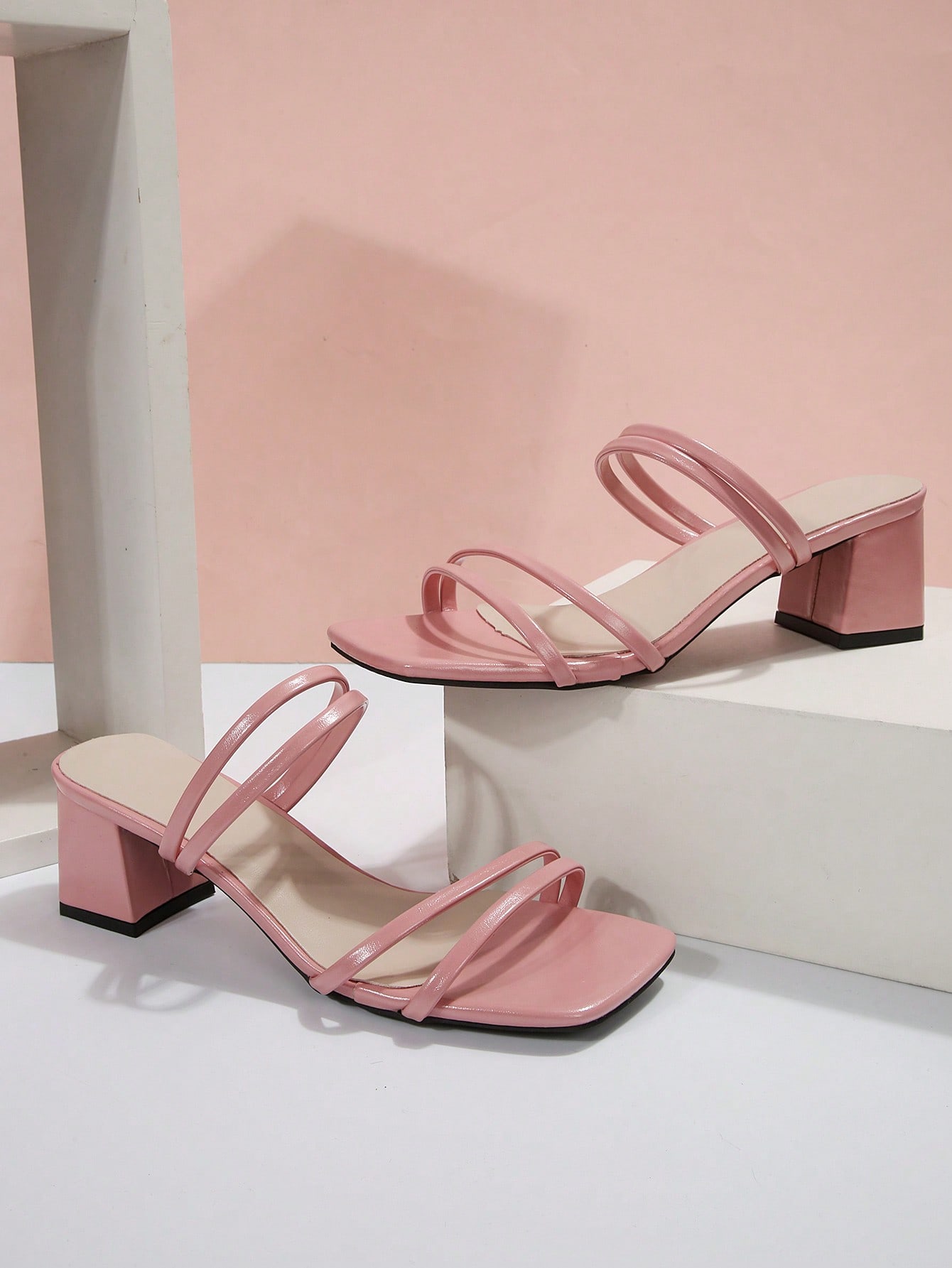 In Pink Women Heeled Sandals