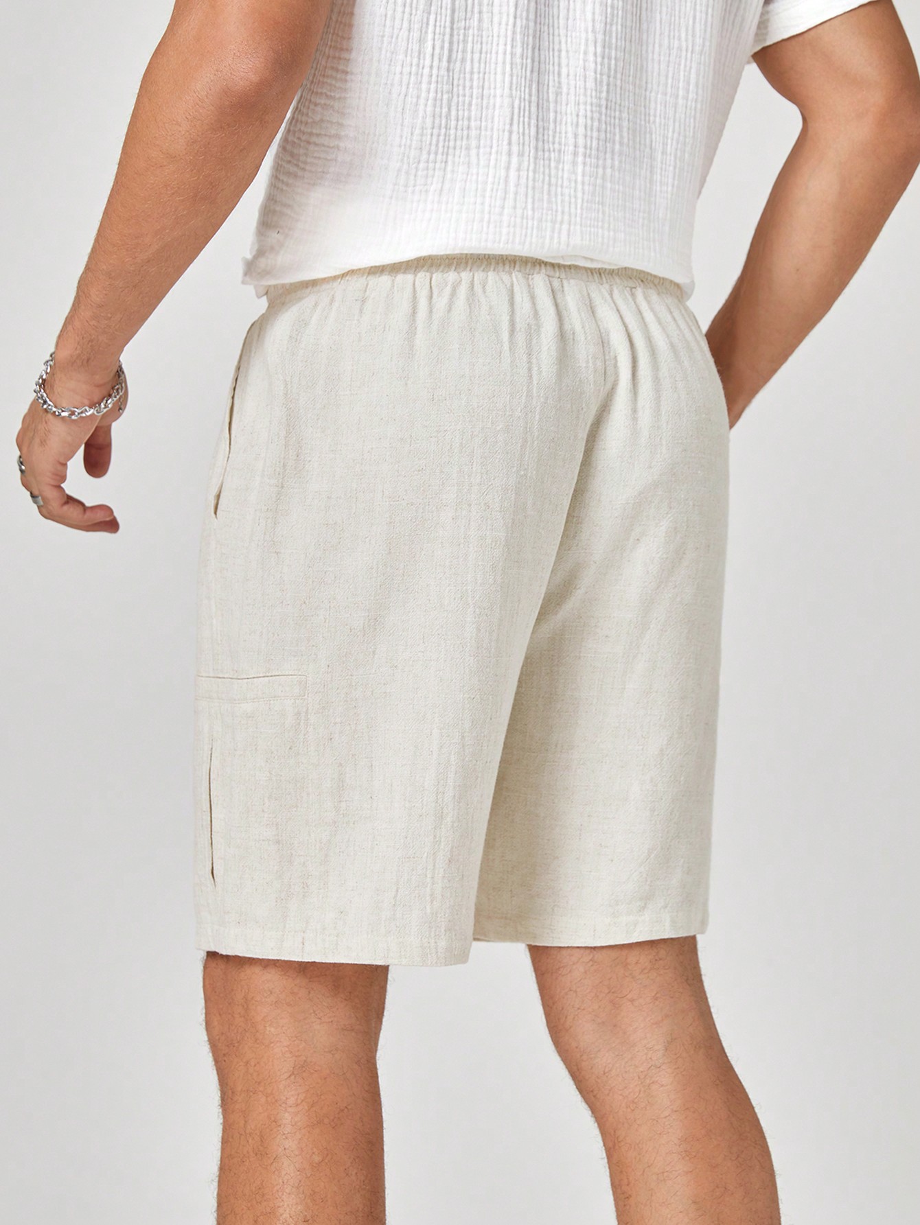 Men Linen Shorts