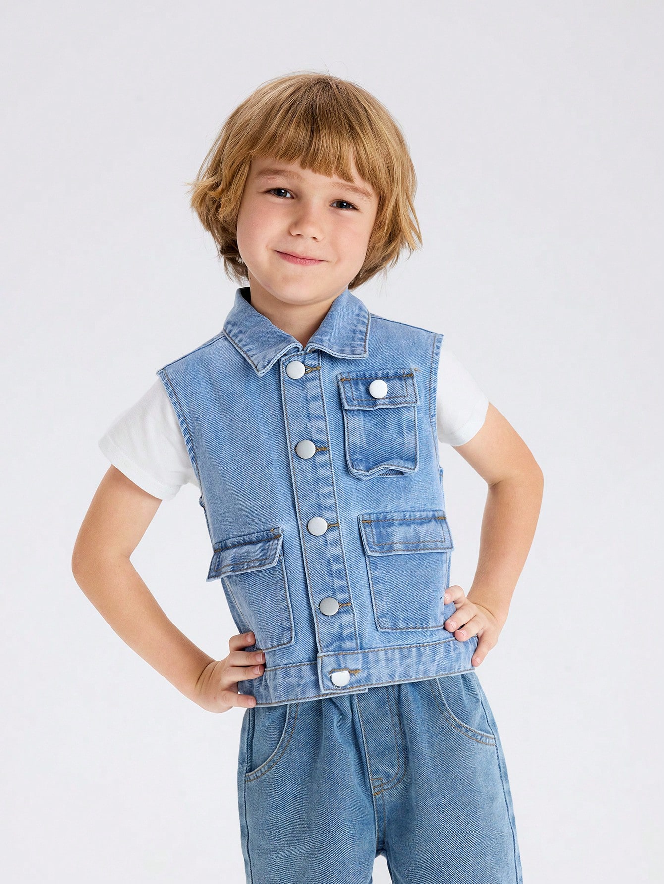 Young Boys Denim Jackets & Coats