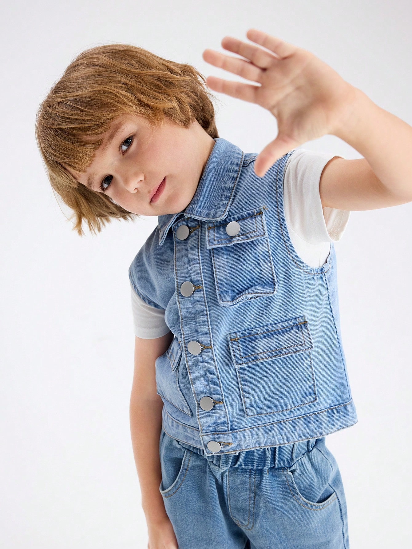 Young Boys Denim Jackets & Coats