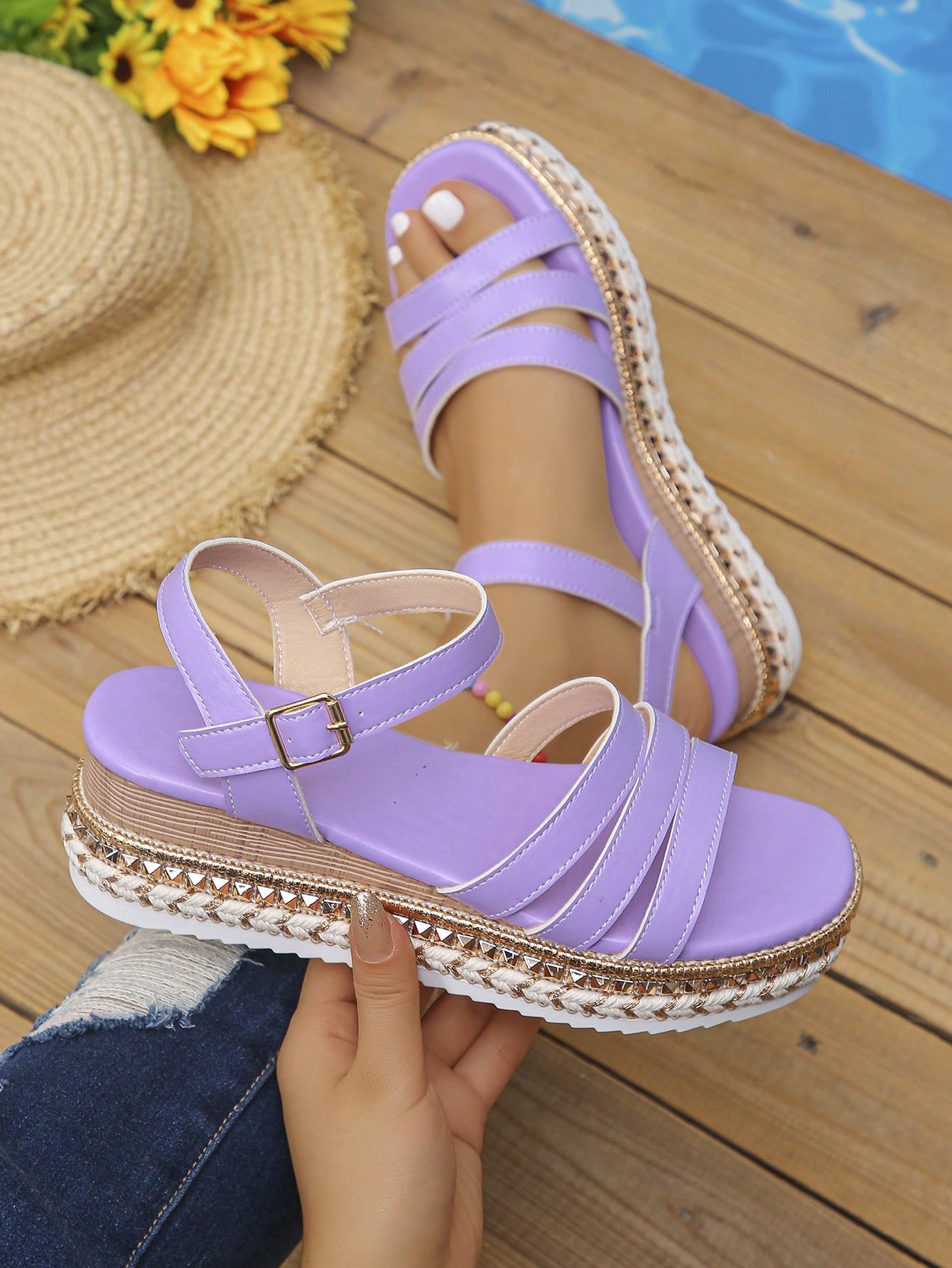 In Mauve Purple Women Shoes