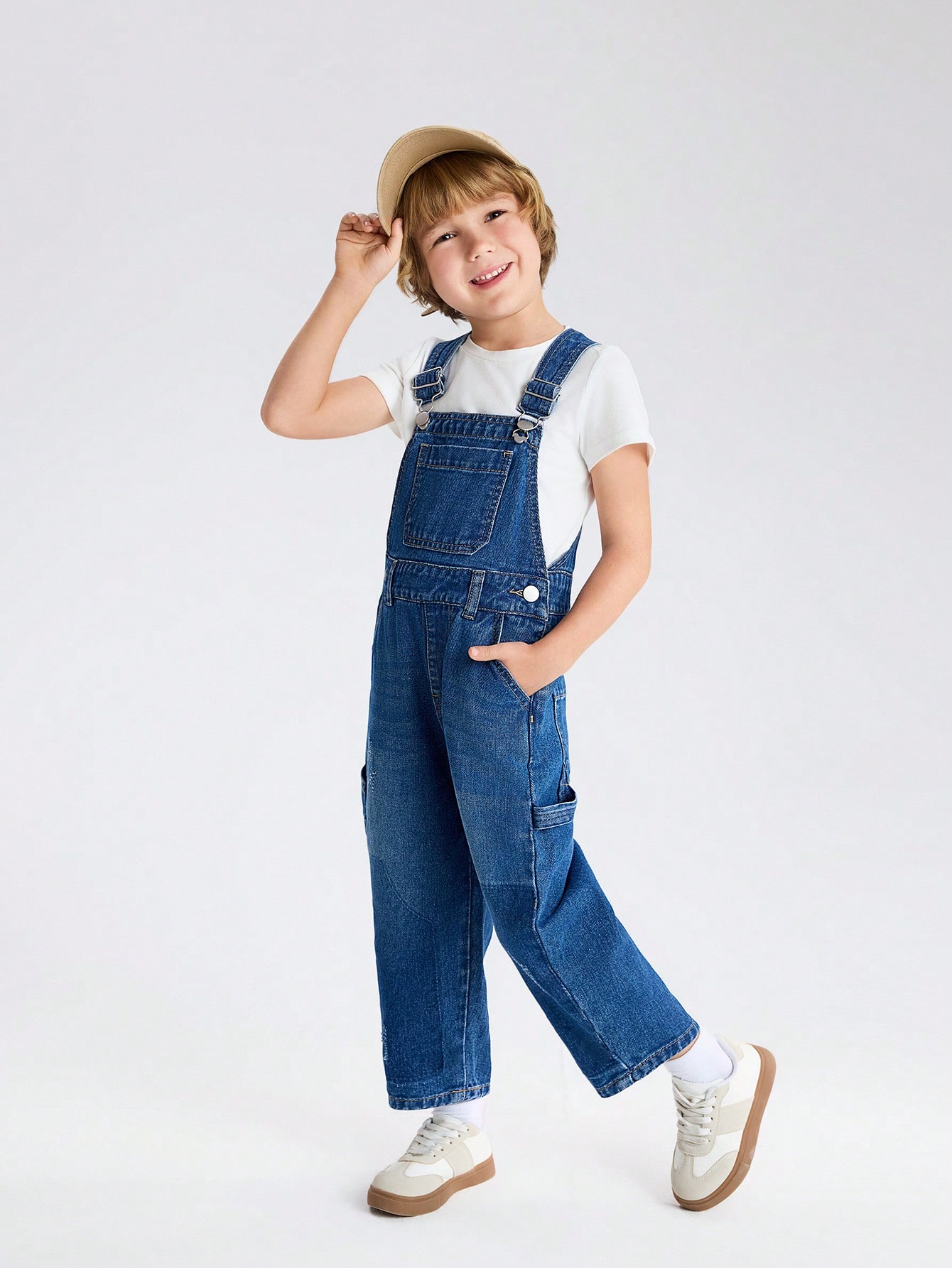 Young Boys Denim Overalls & Jumpsuits