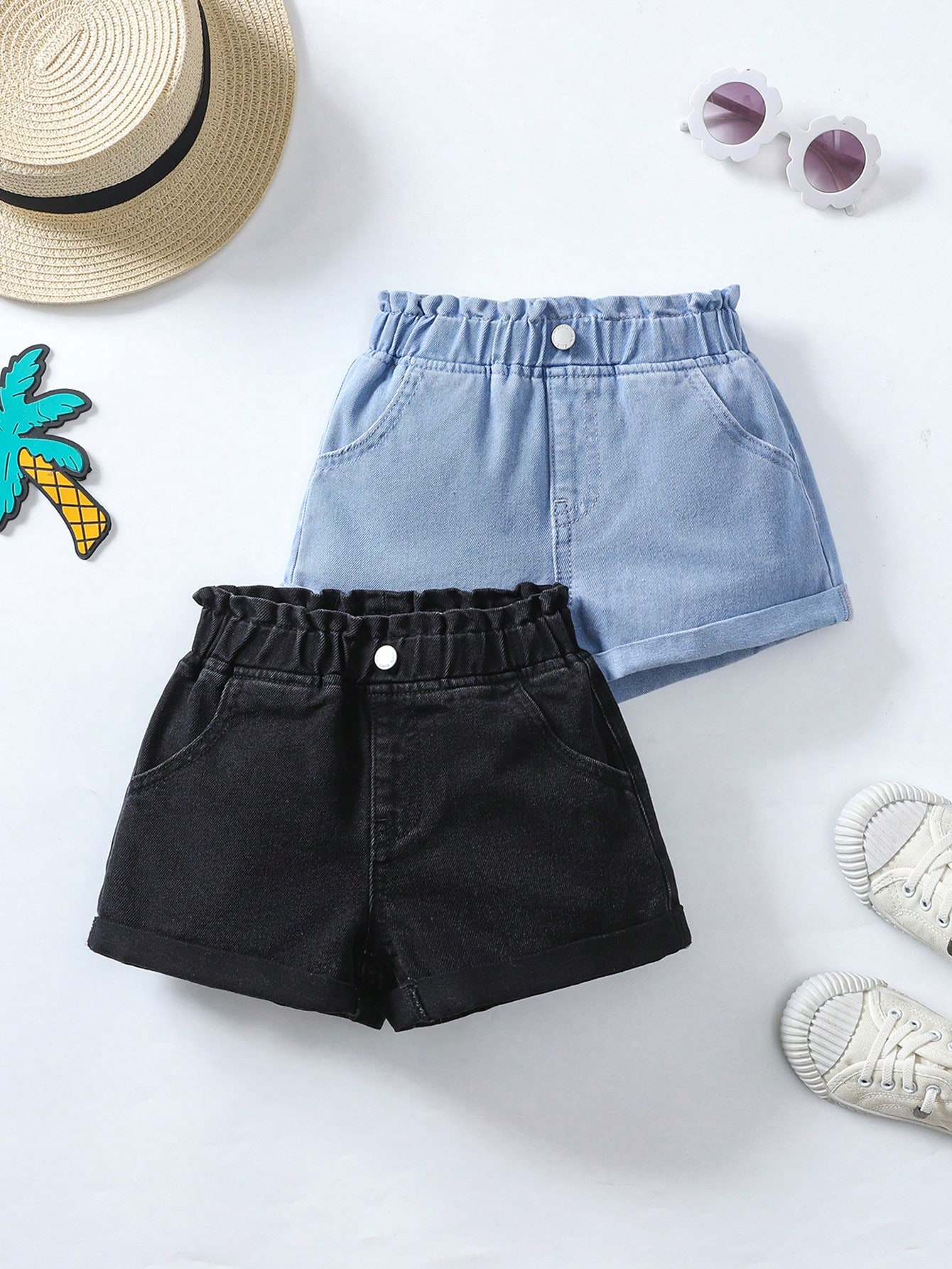 Young Girls Denim Shorts