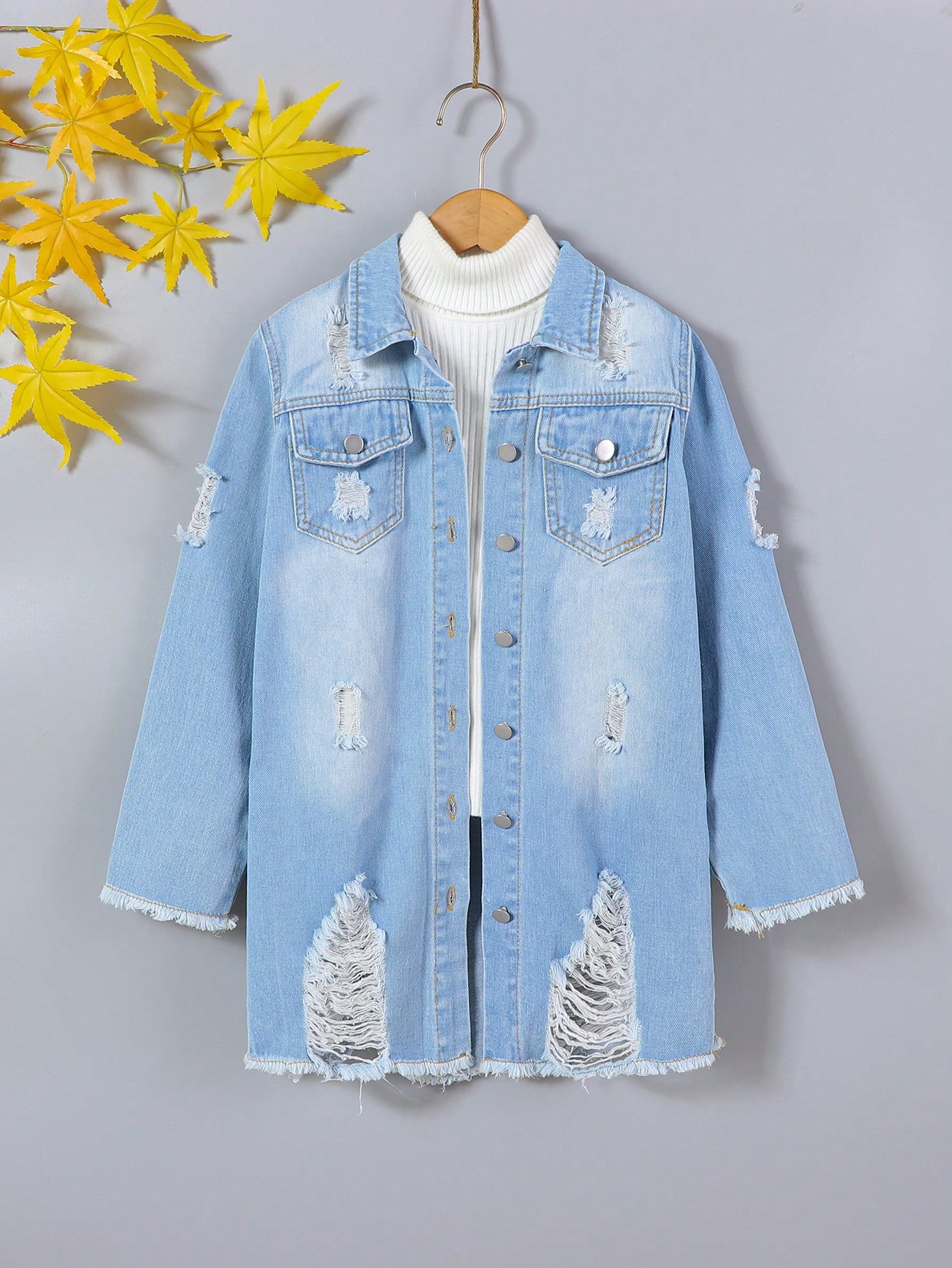 Tween Girls Denim Jackets & Coats