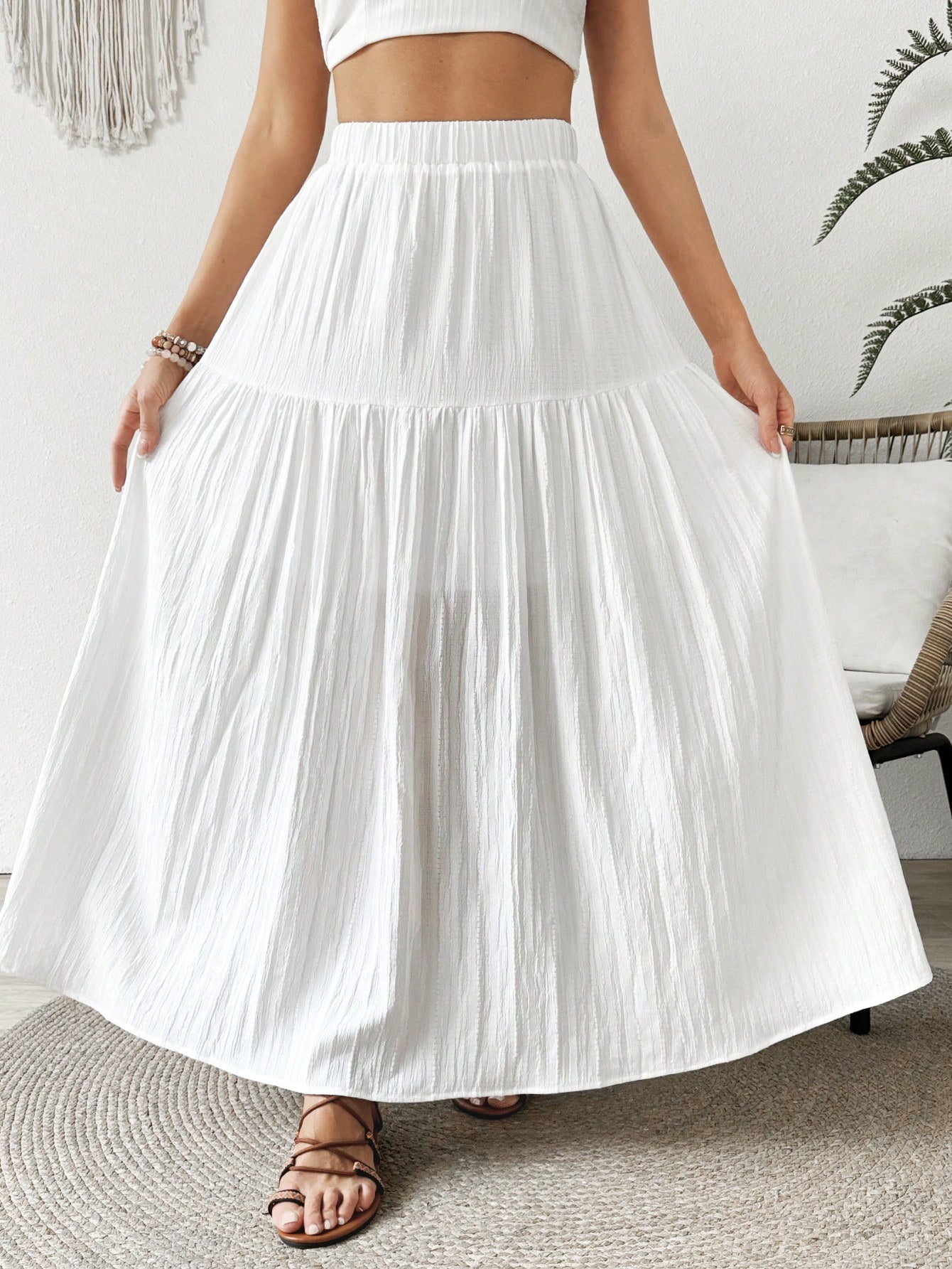 In White Women Skirts