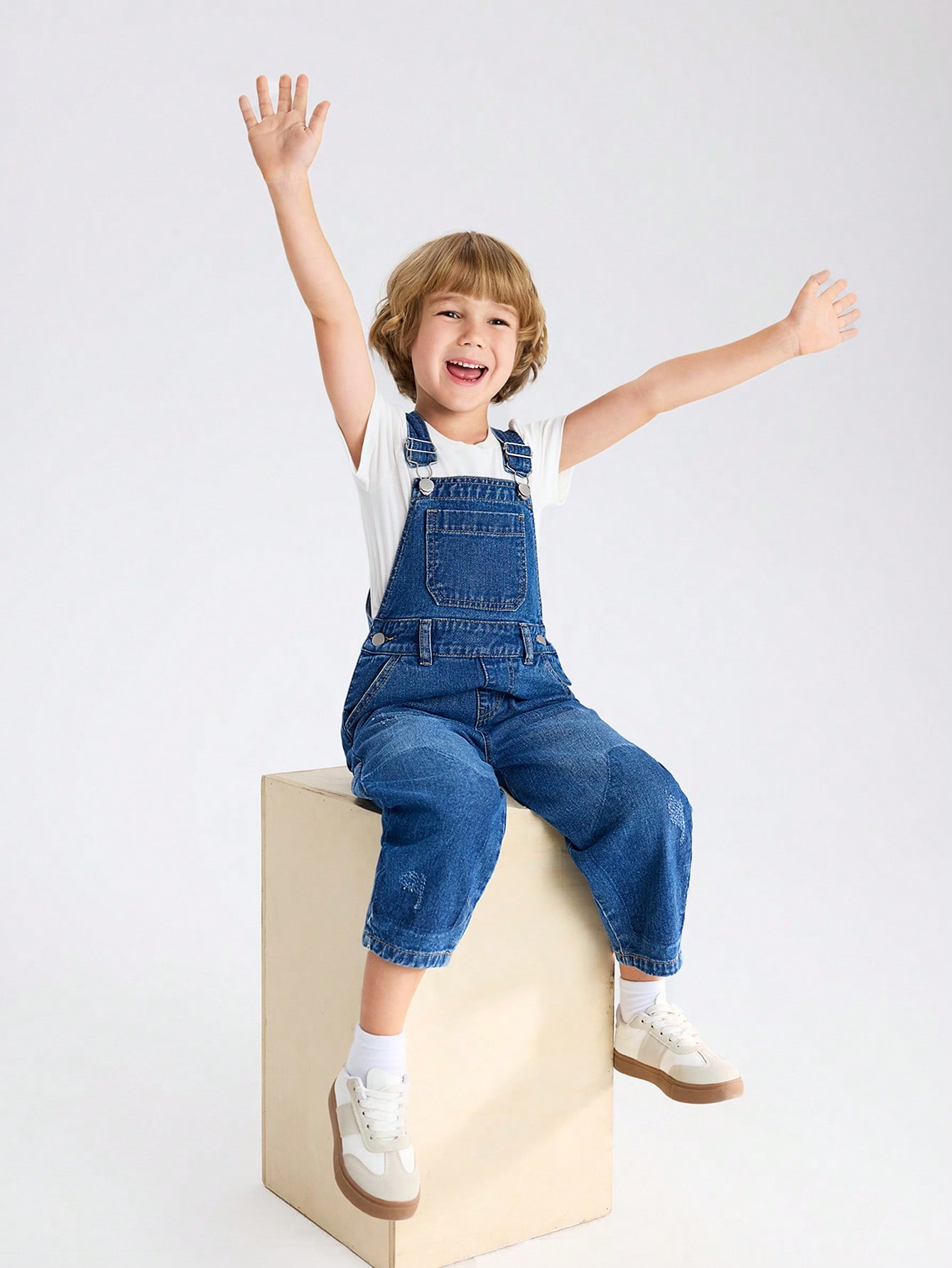 Young Boys Denim Overalls & Jumpsuits